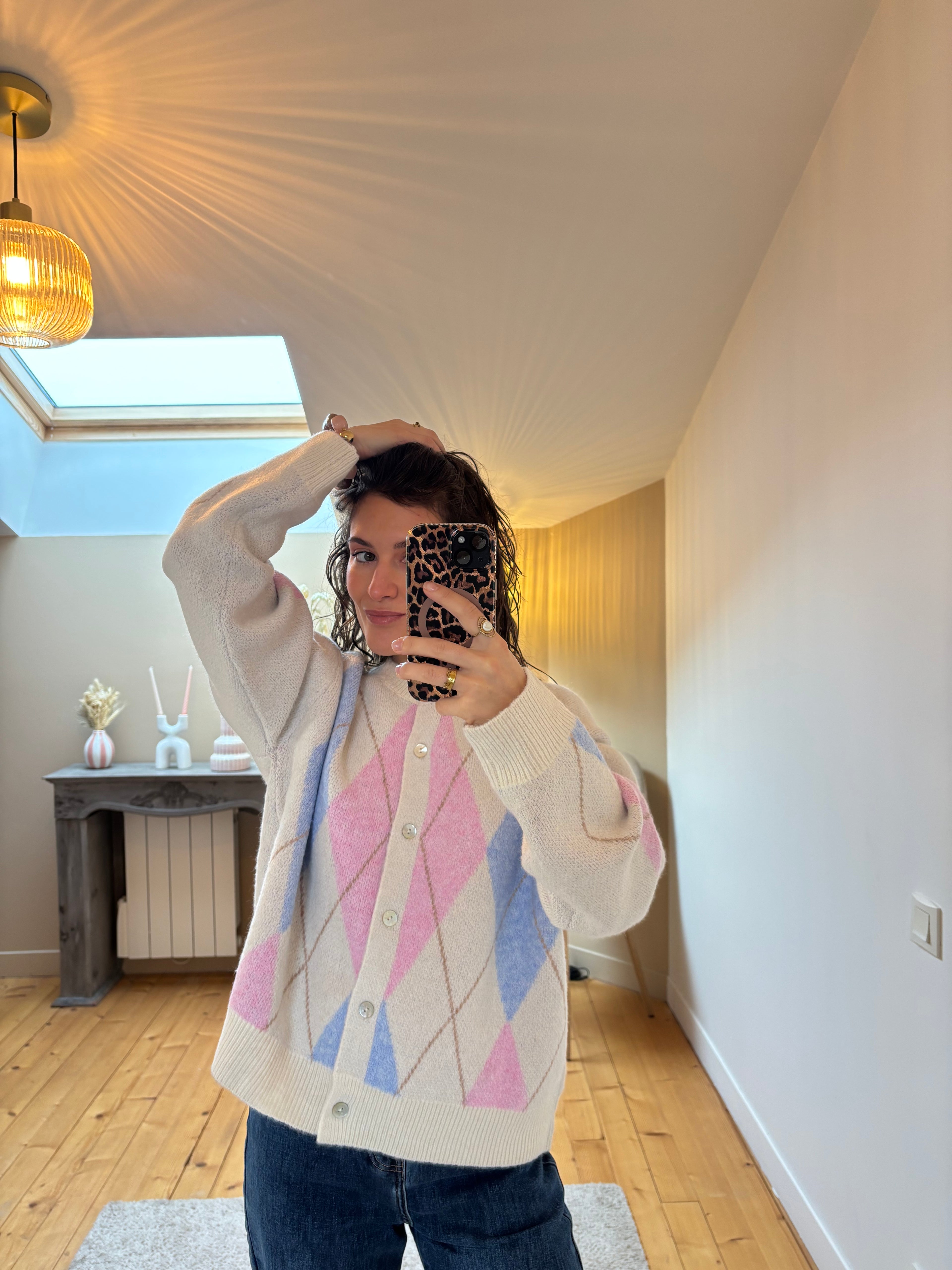 Cardigan Églantine - Beige