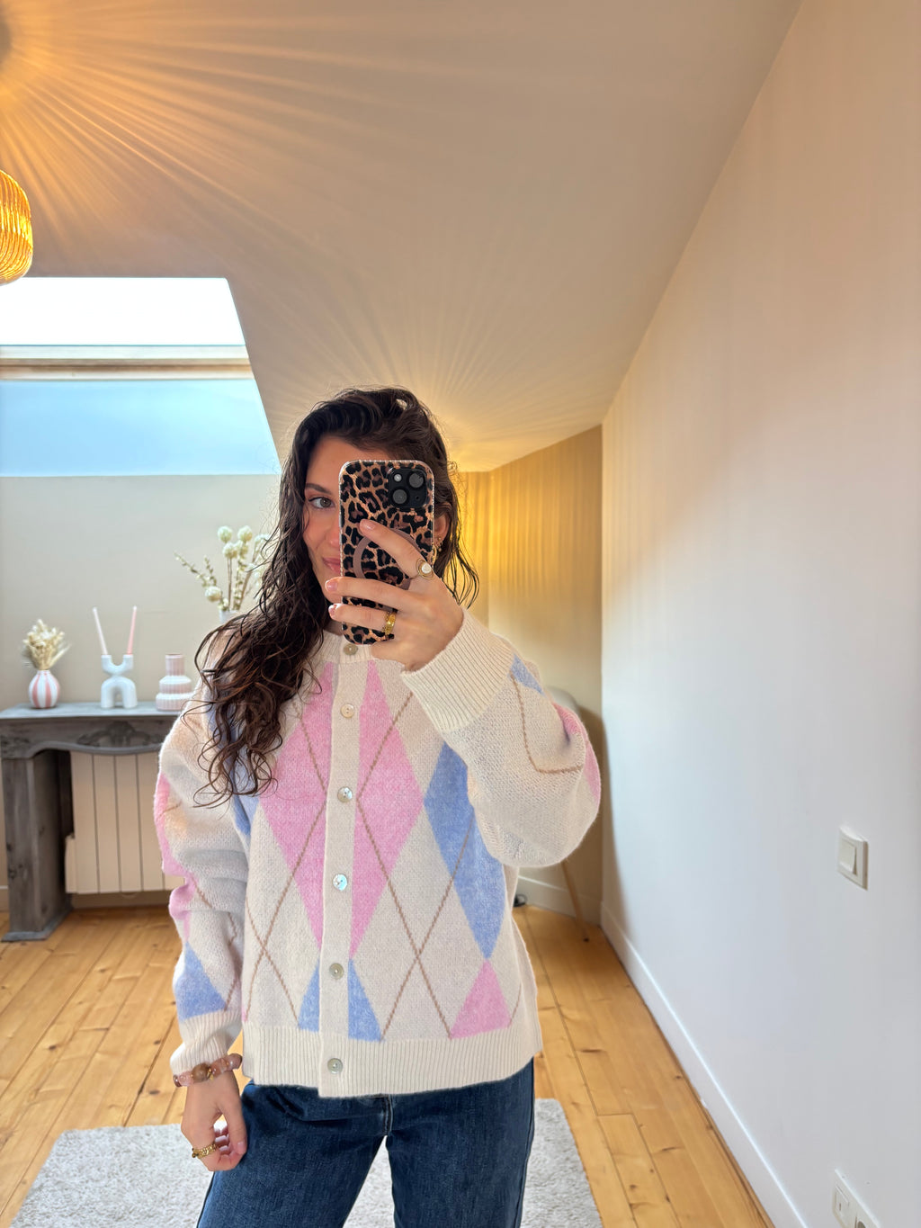 Cardigan Églantine - Beige