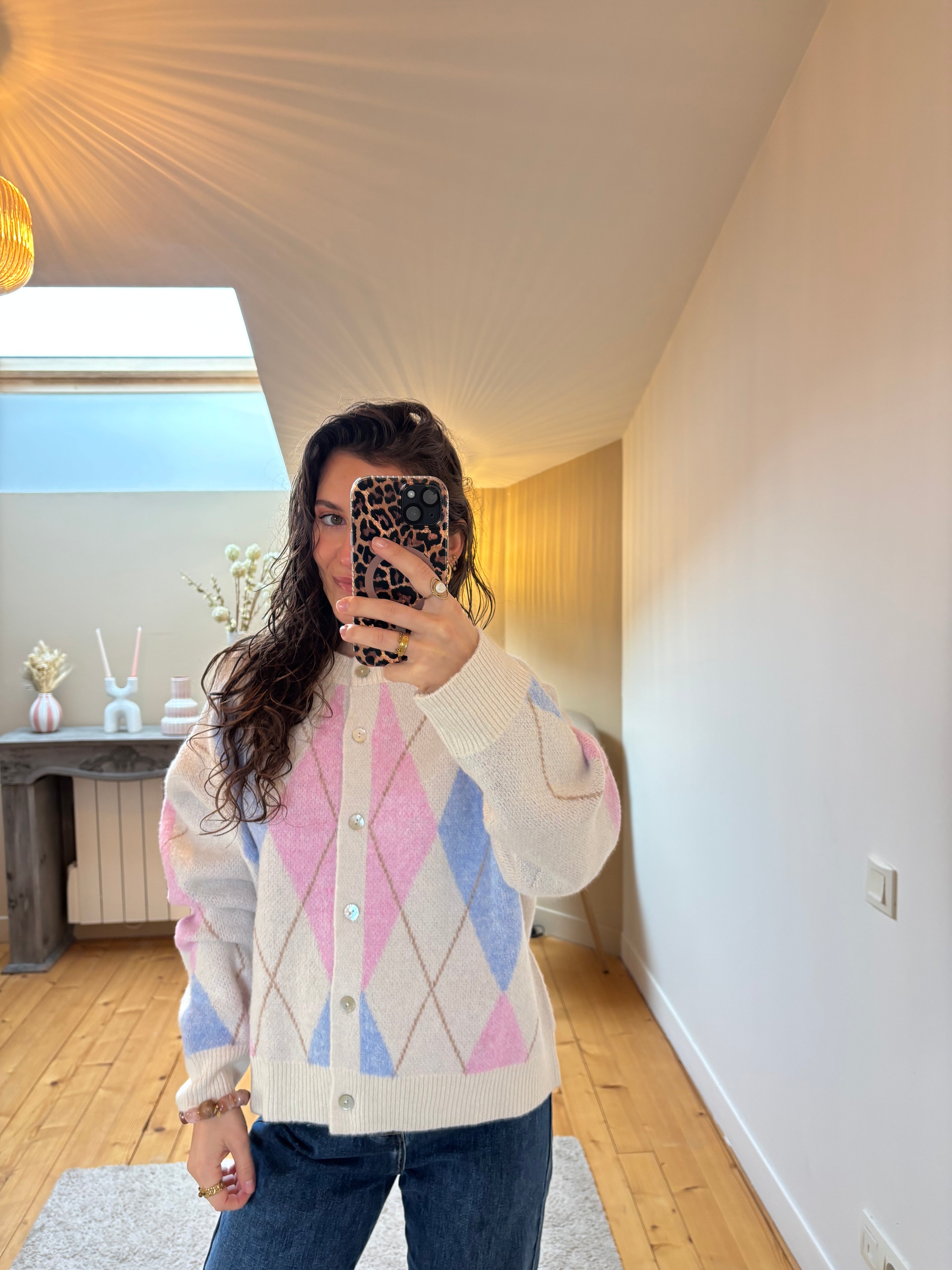 Cardigan Églantine - Beige