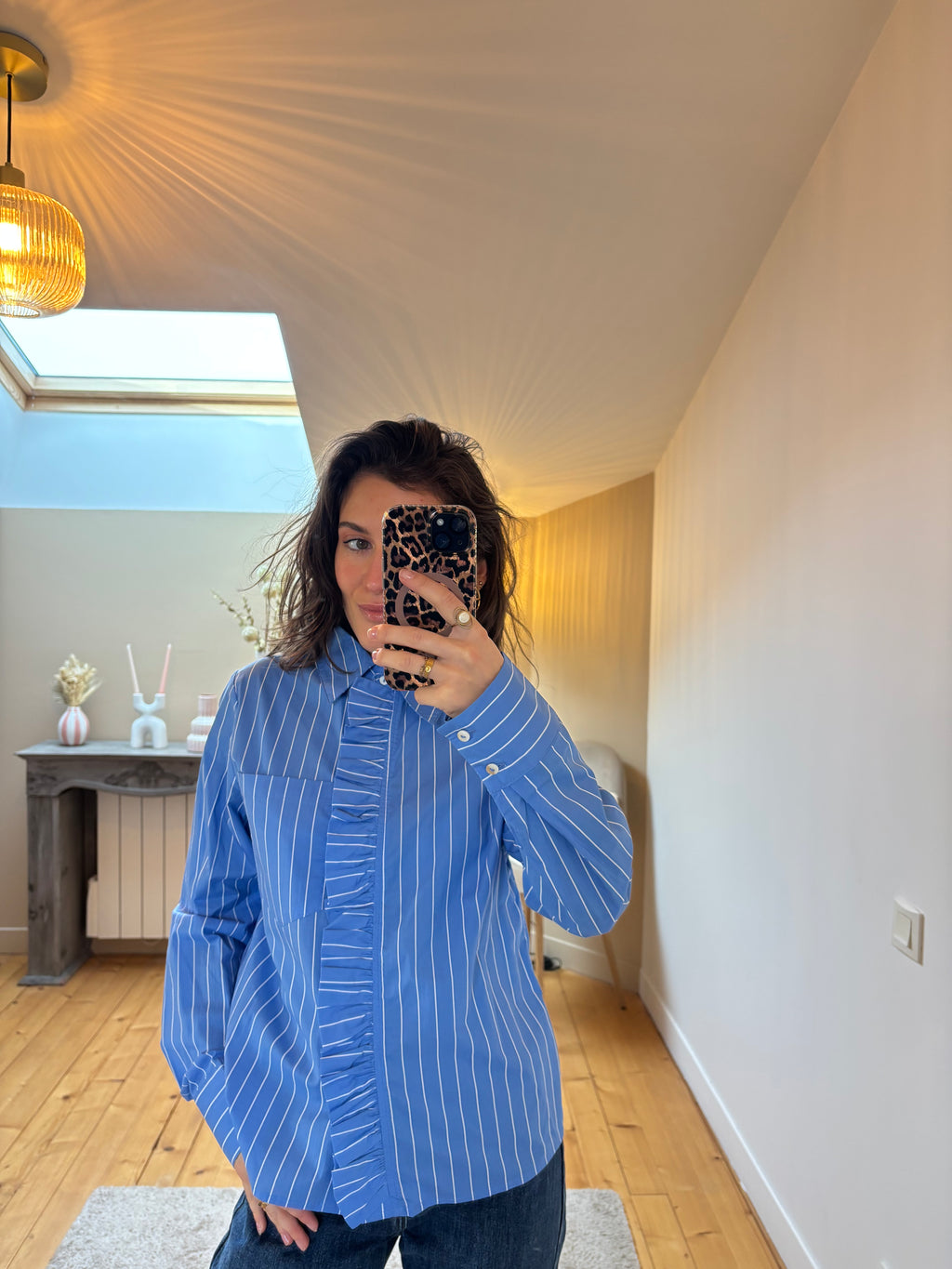 Chemise Louison - Bleue