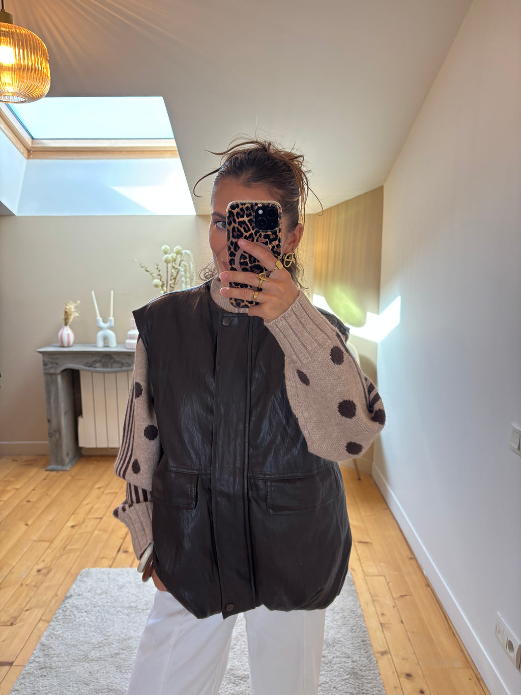 Gilet sans manches Milo - Chocolat