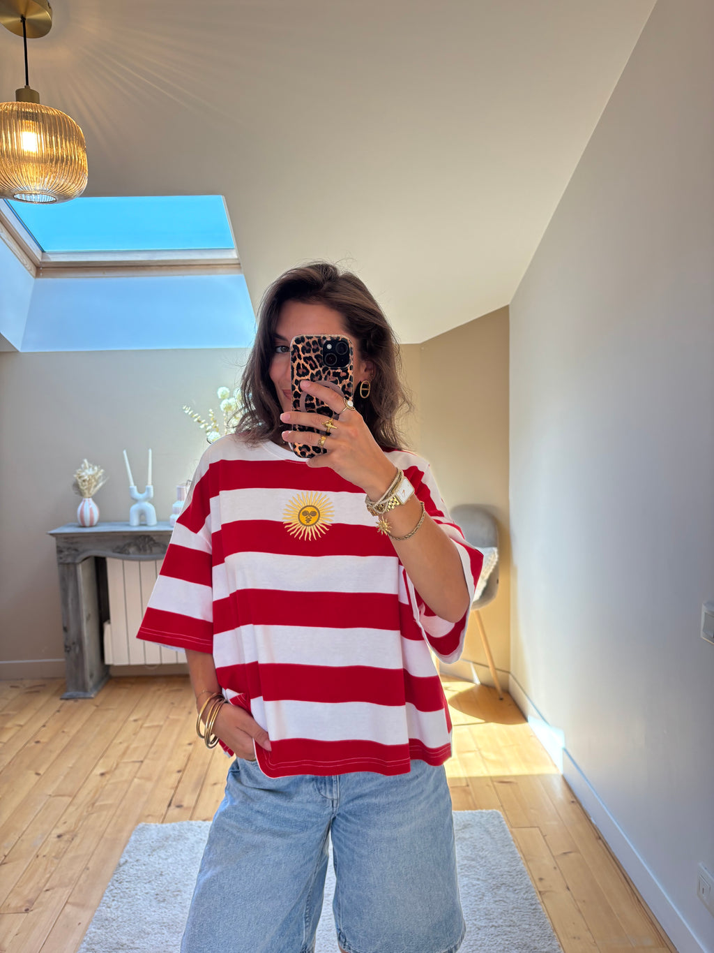 T-shirt Milos - Rouge