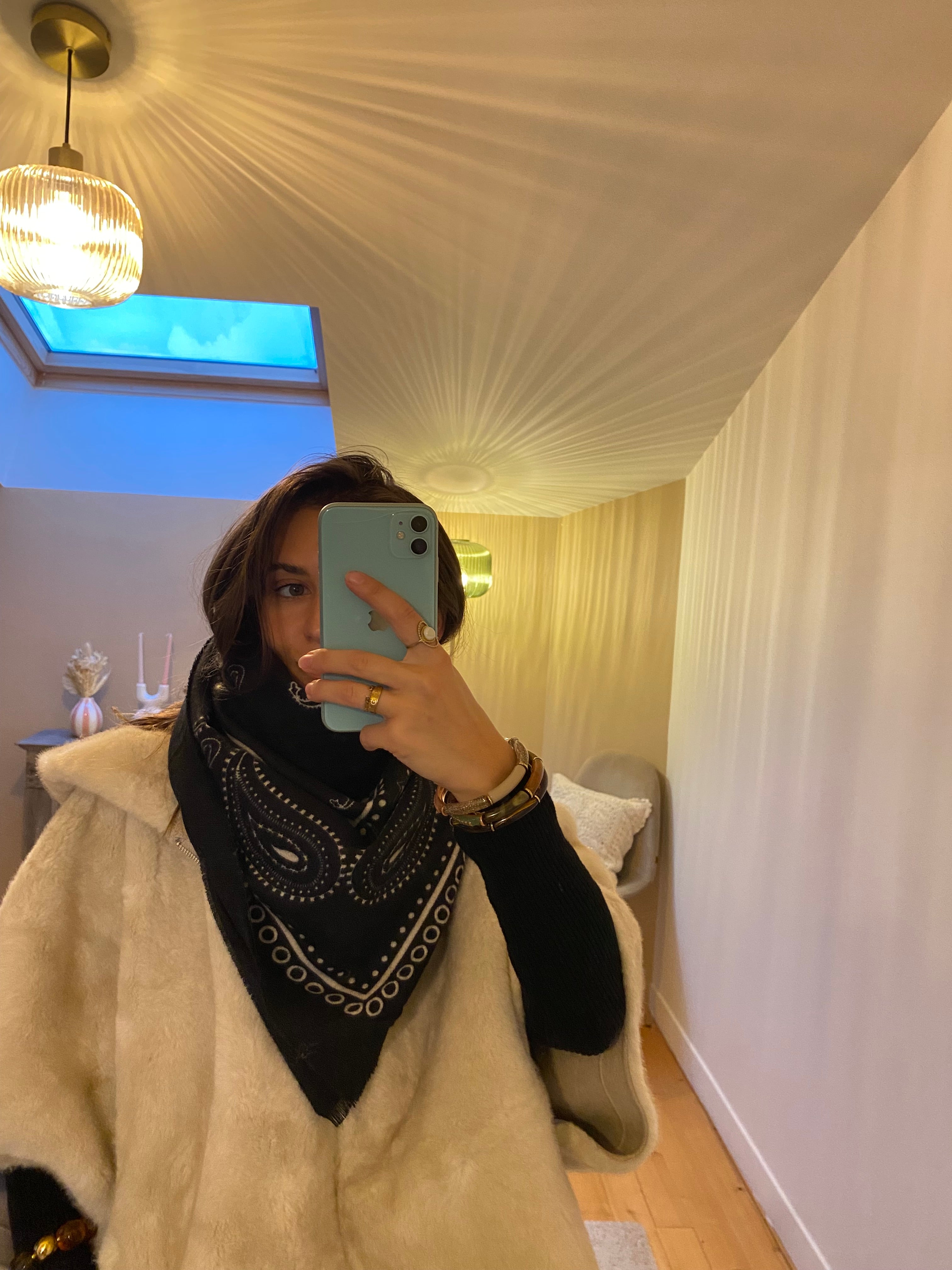 Foulard James - Noir