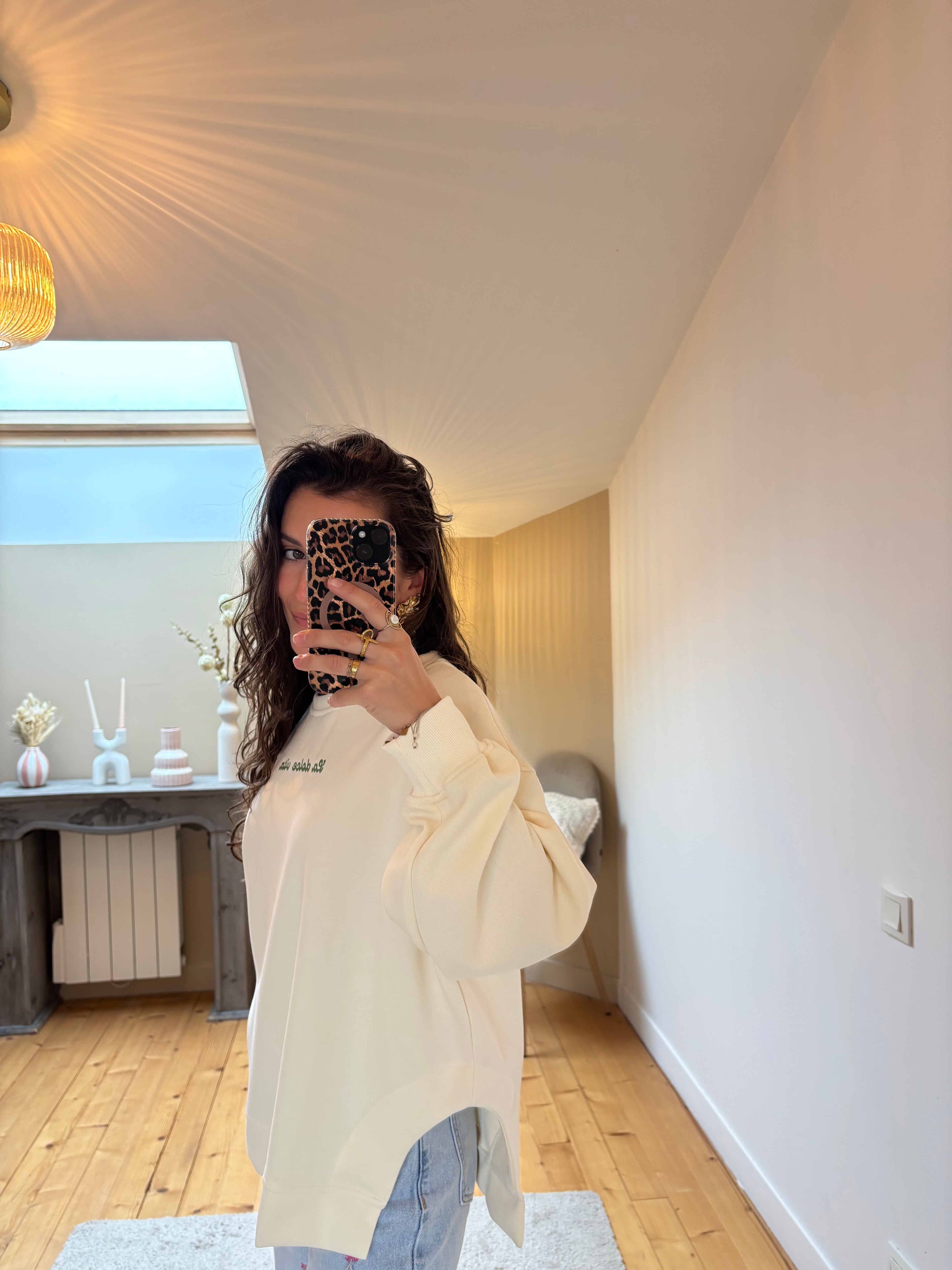 Sweat Dolce Vita - Blanc