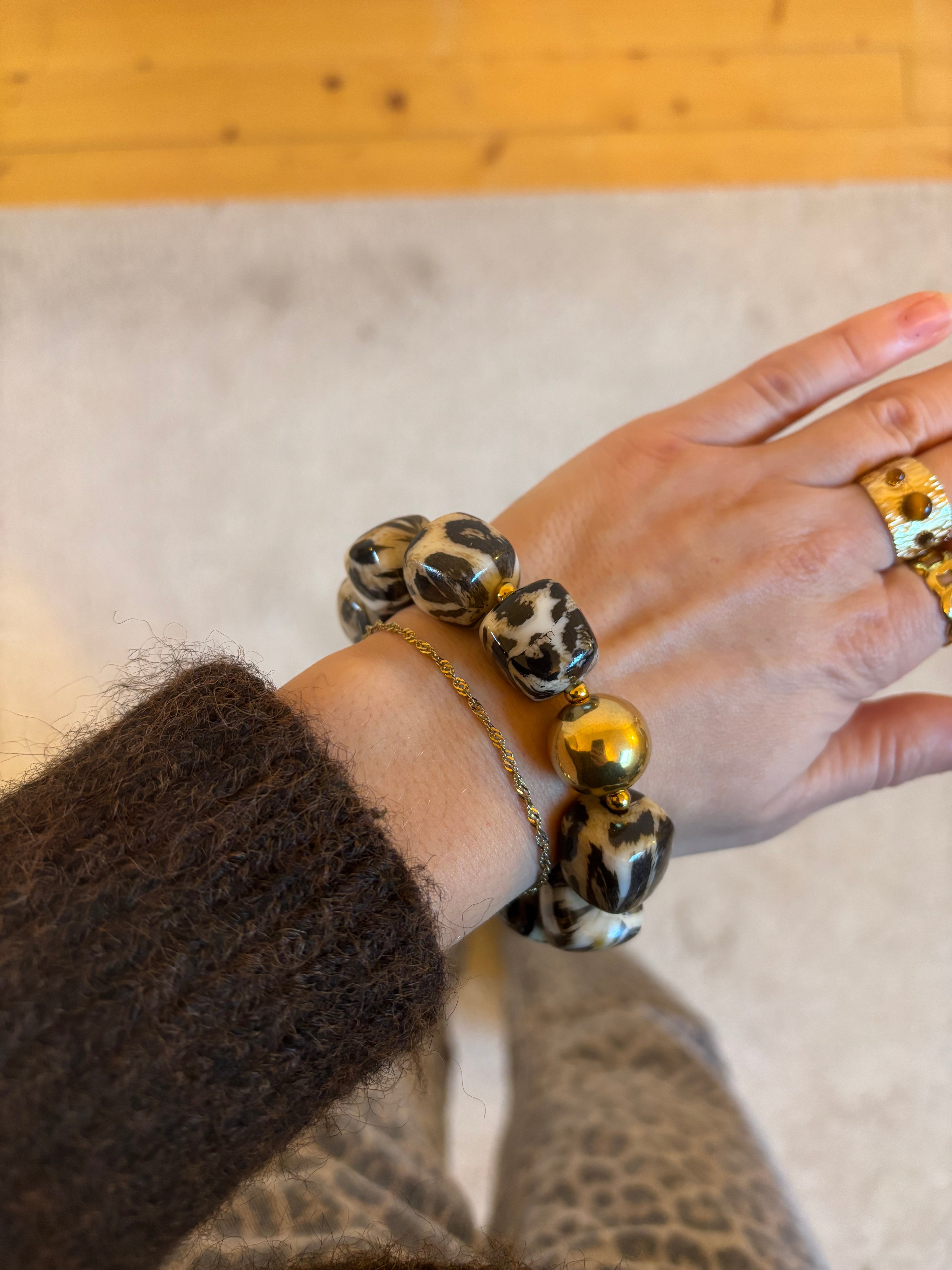 Bracelet Line - Léopard