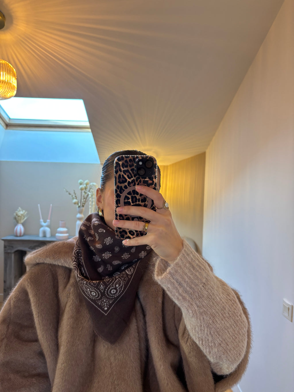 Foulard Jiji - Chocolat