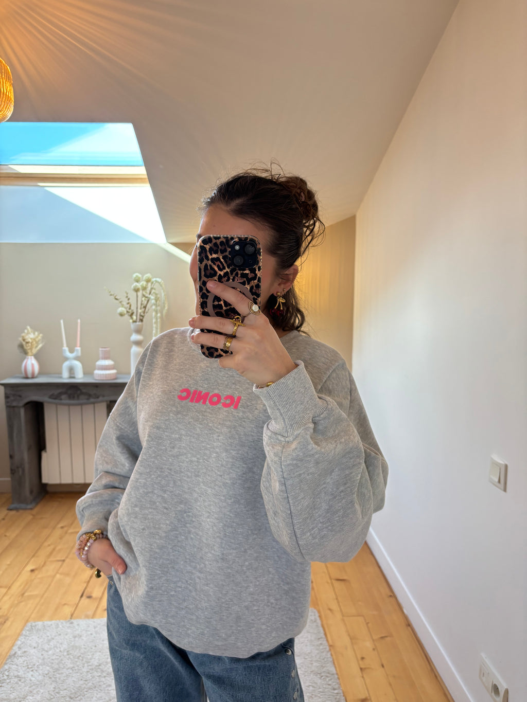 Sweat Iconic - Gris