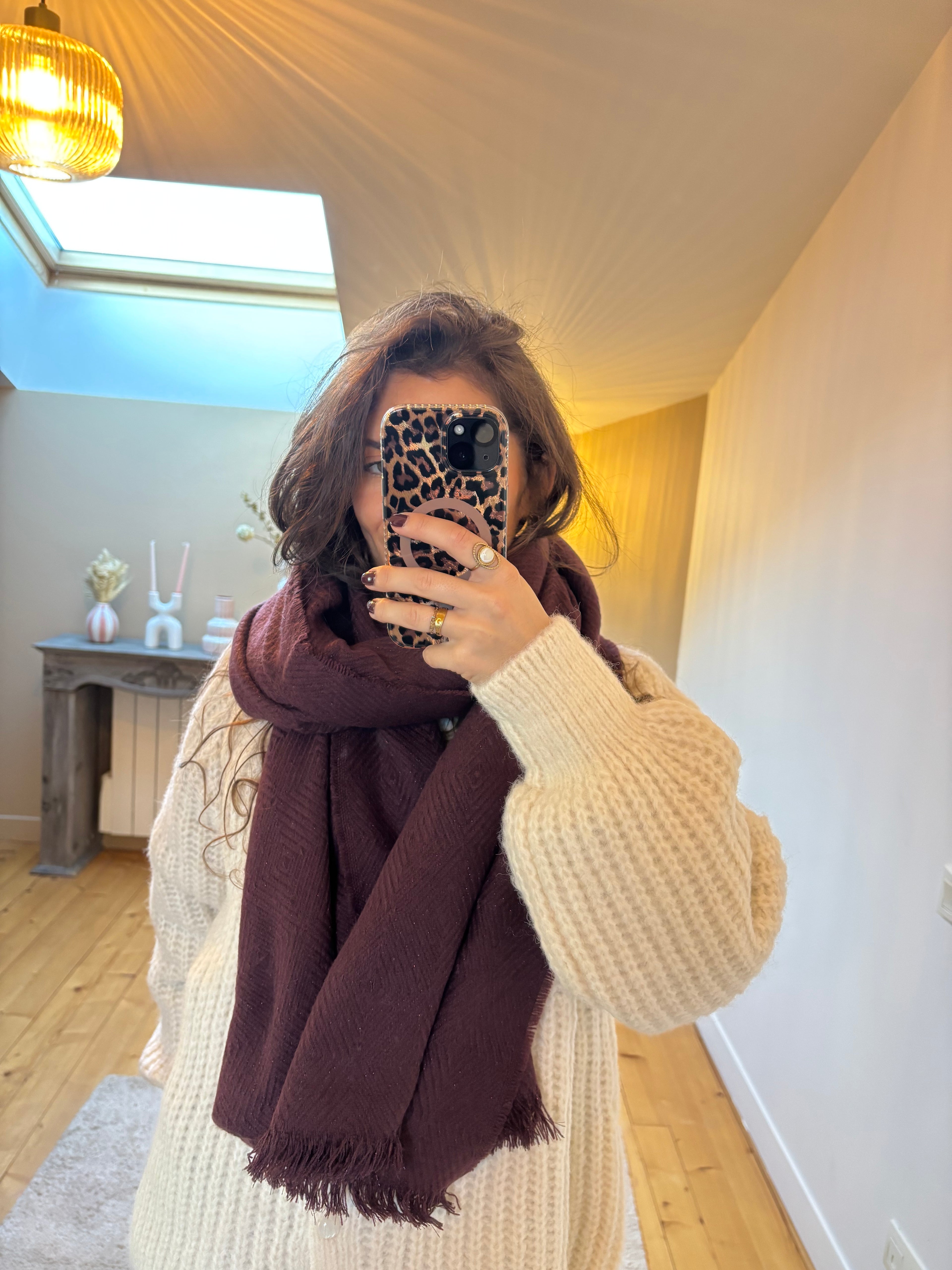 Écharpe Morgane - Violet