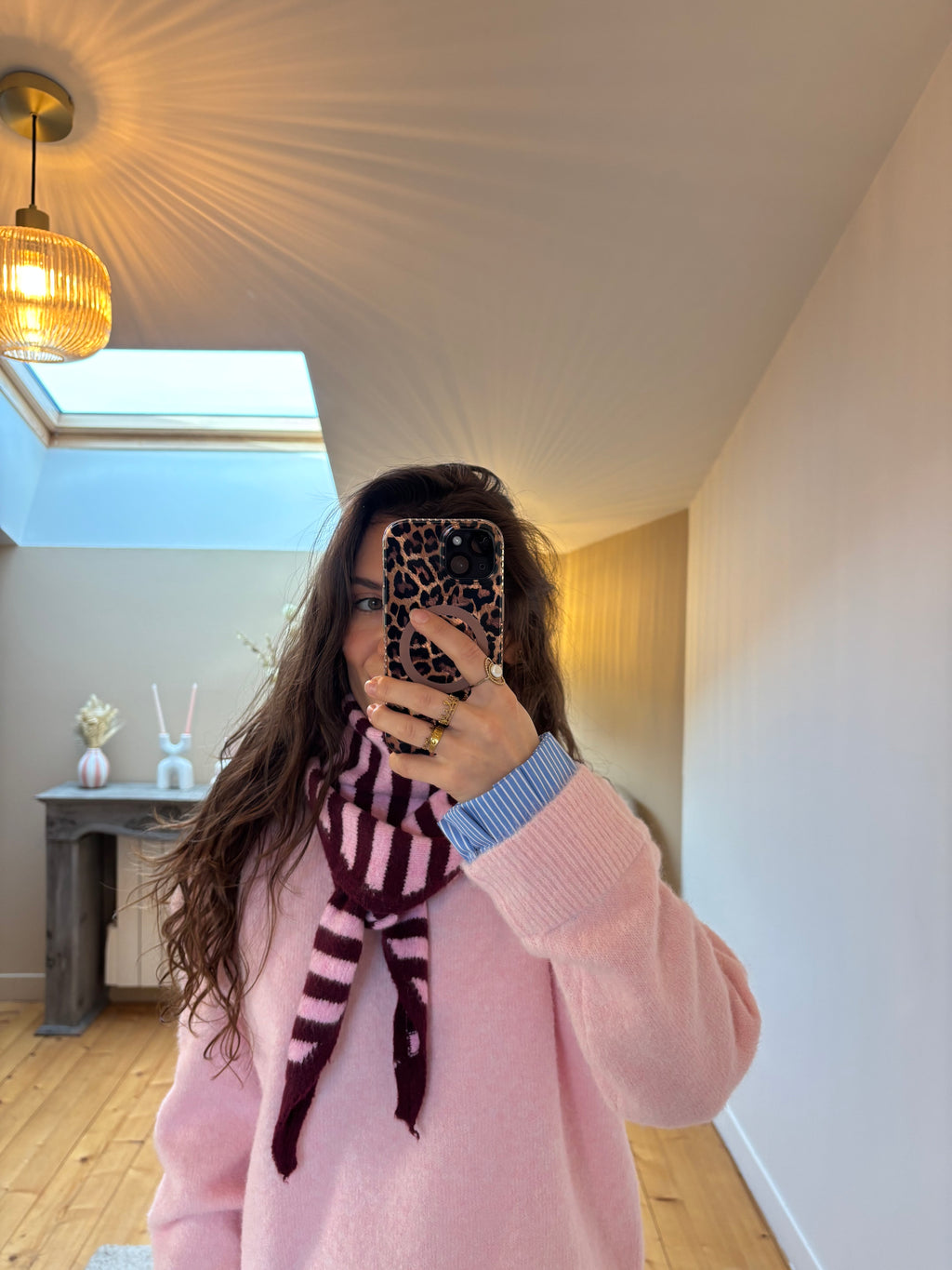 Foulard triangle Basile - Bordeaux