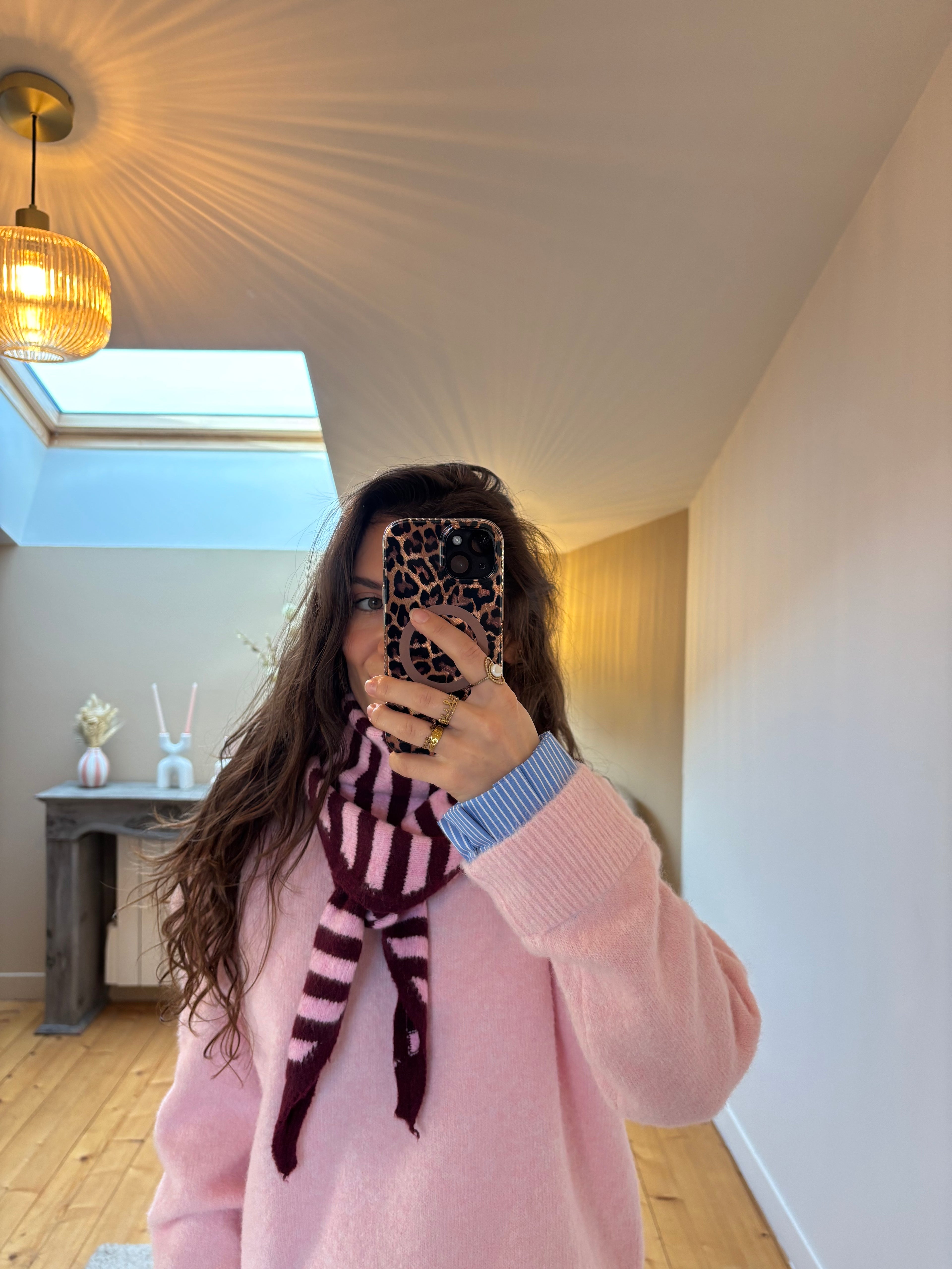 Foulard triangle Basile - Bordeaux