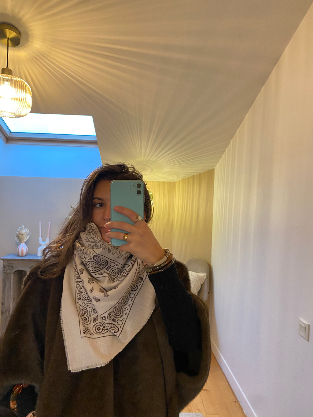 Foulard John - Écru