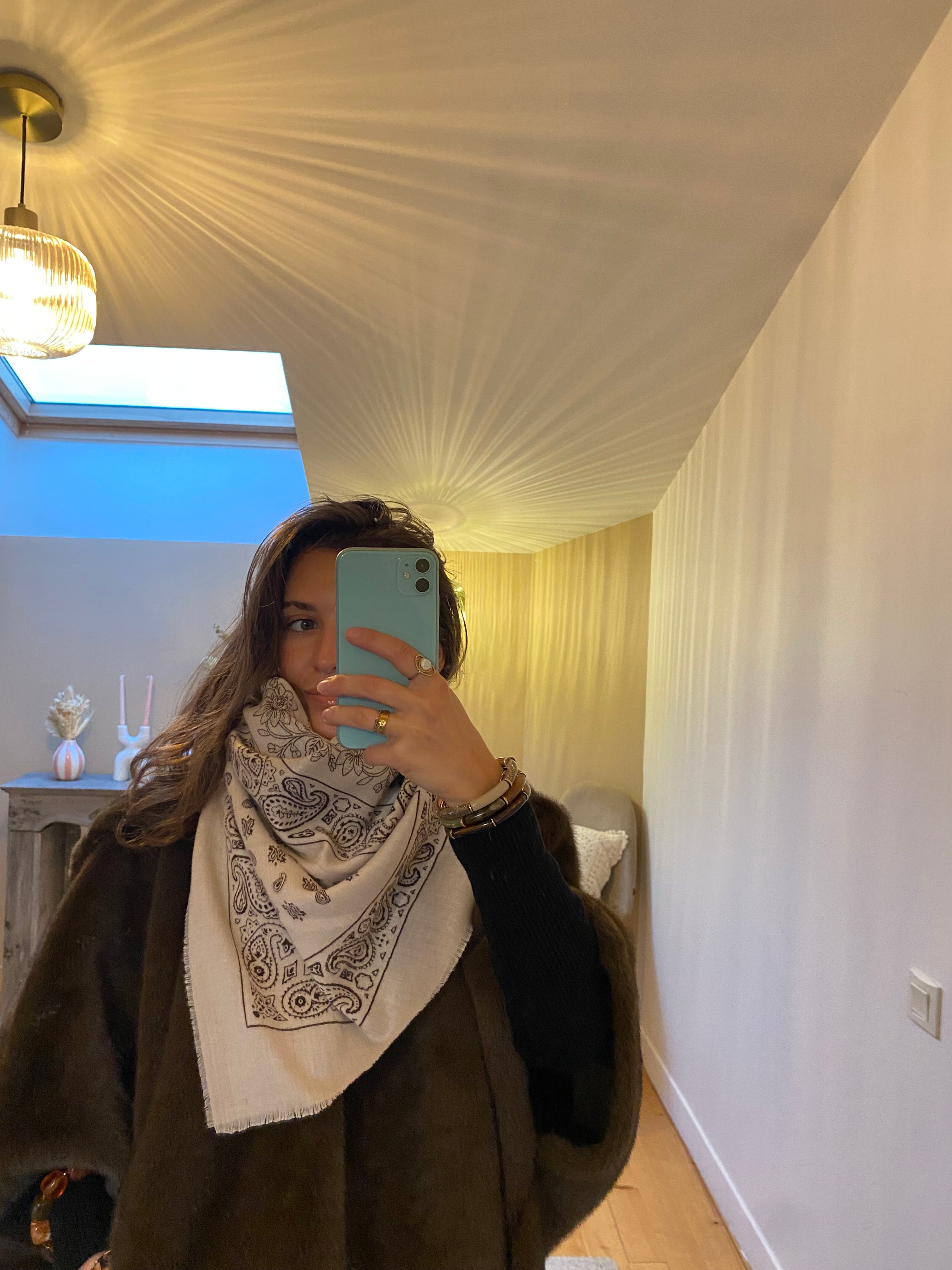 Foulard John - Écru