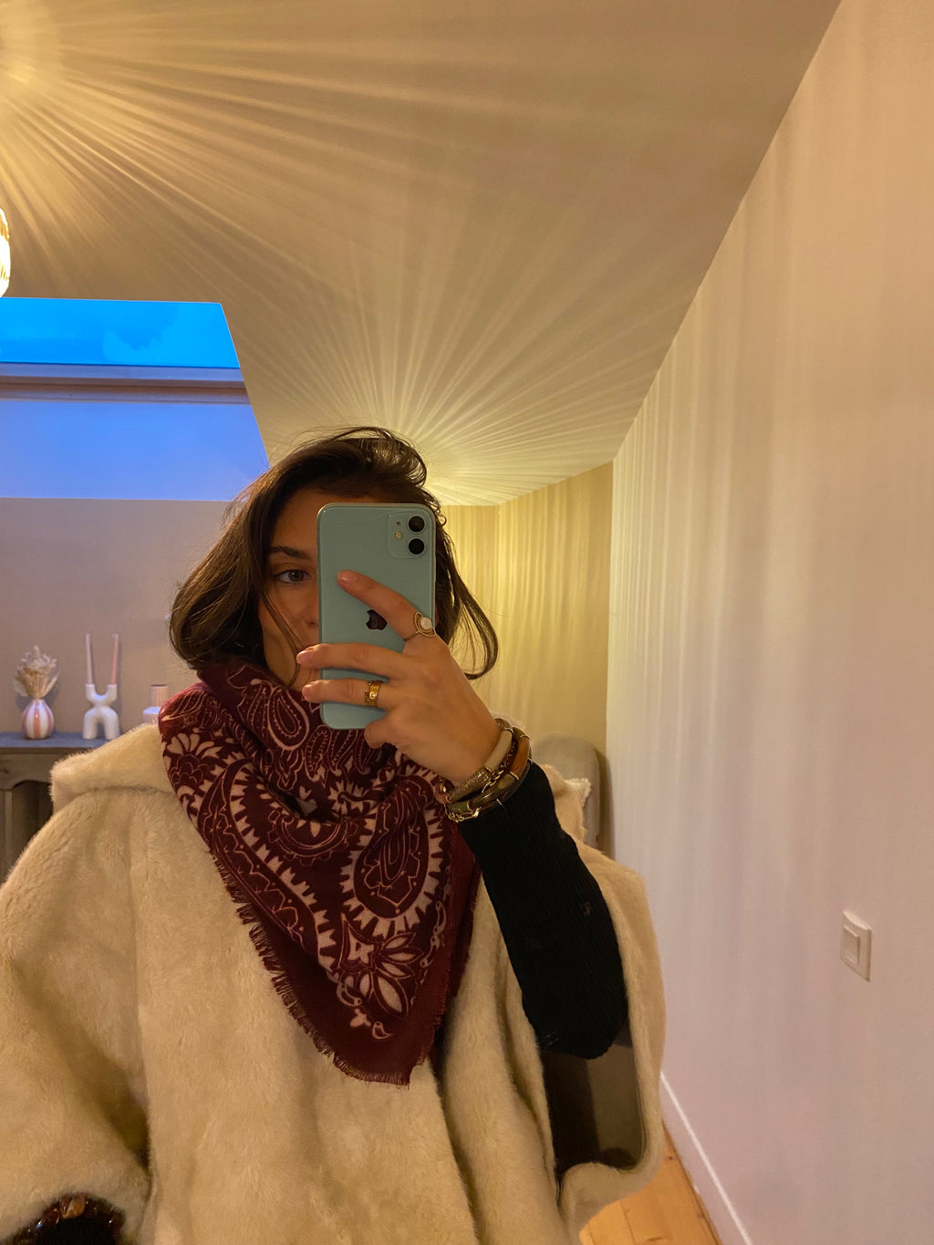 Foulard Jake - Bordeaux