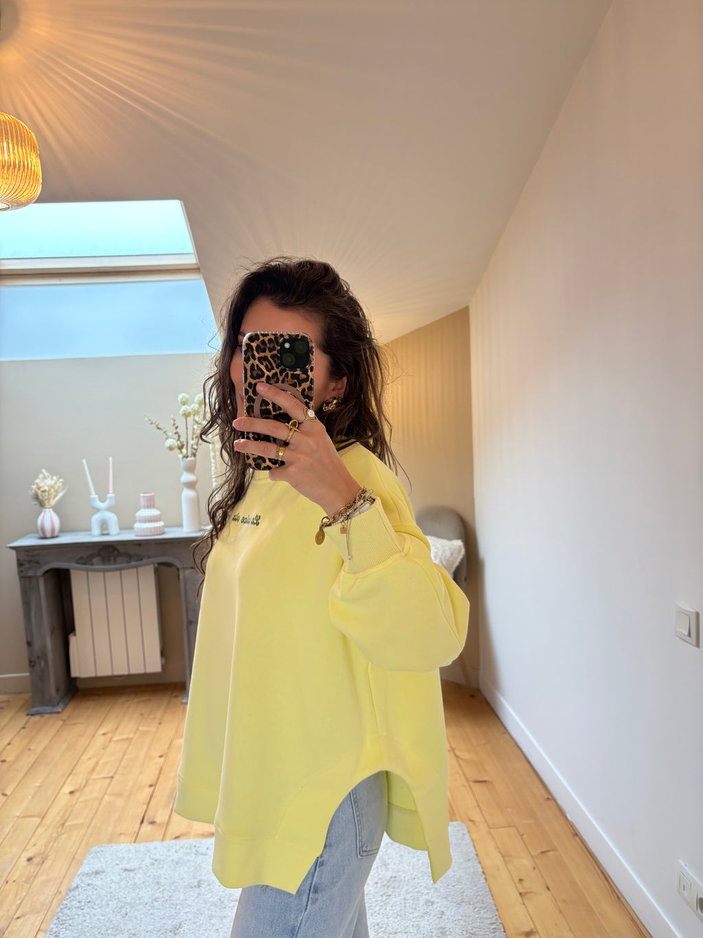 Sweat Dolce Vita - Jaune