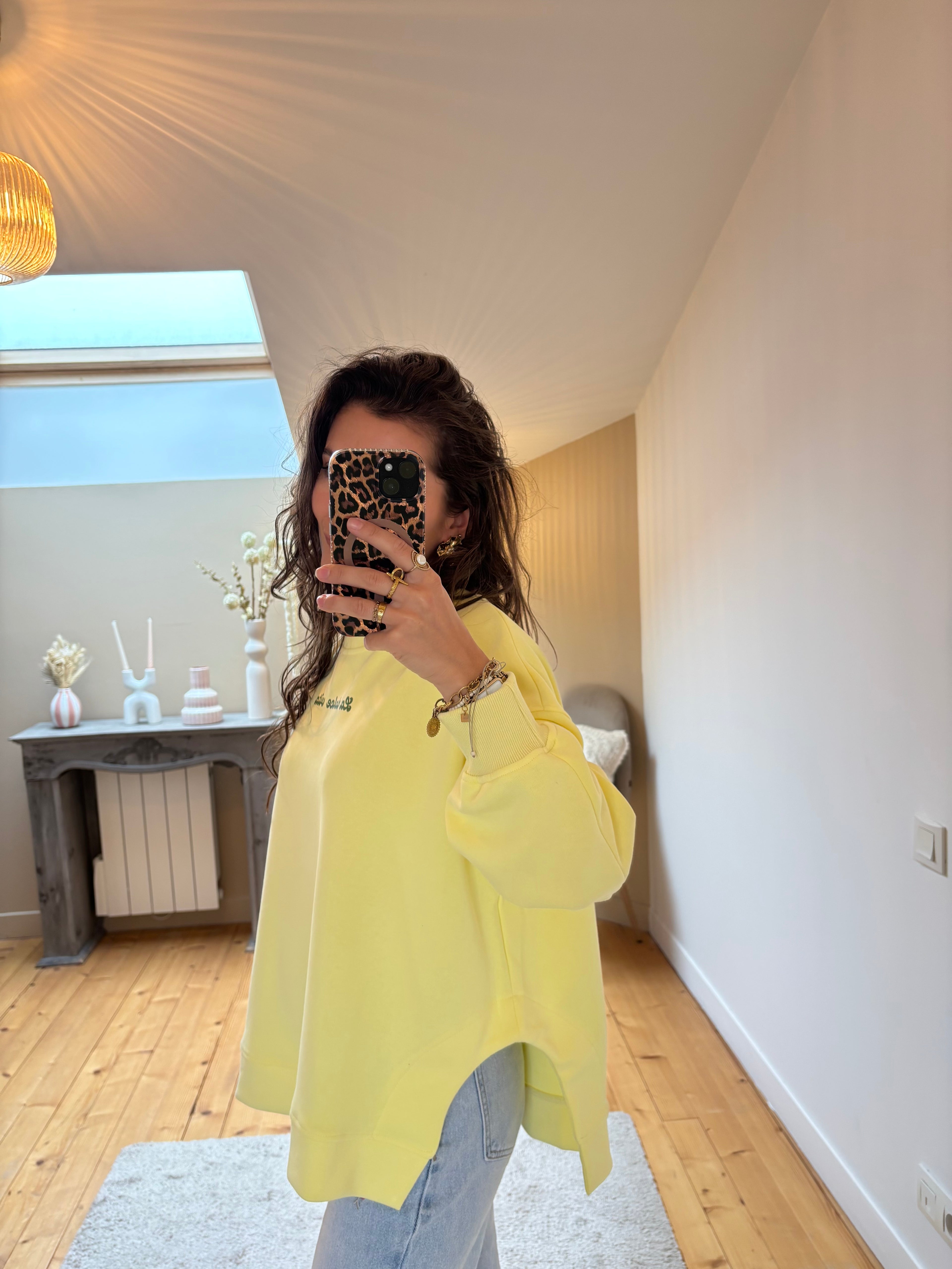 Sweat Dolce Vita - Jaune