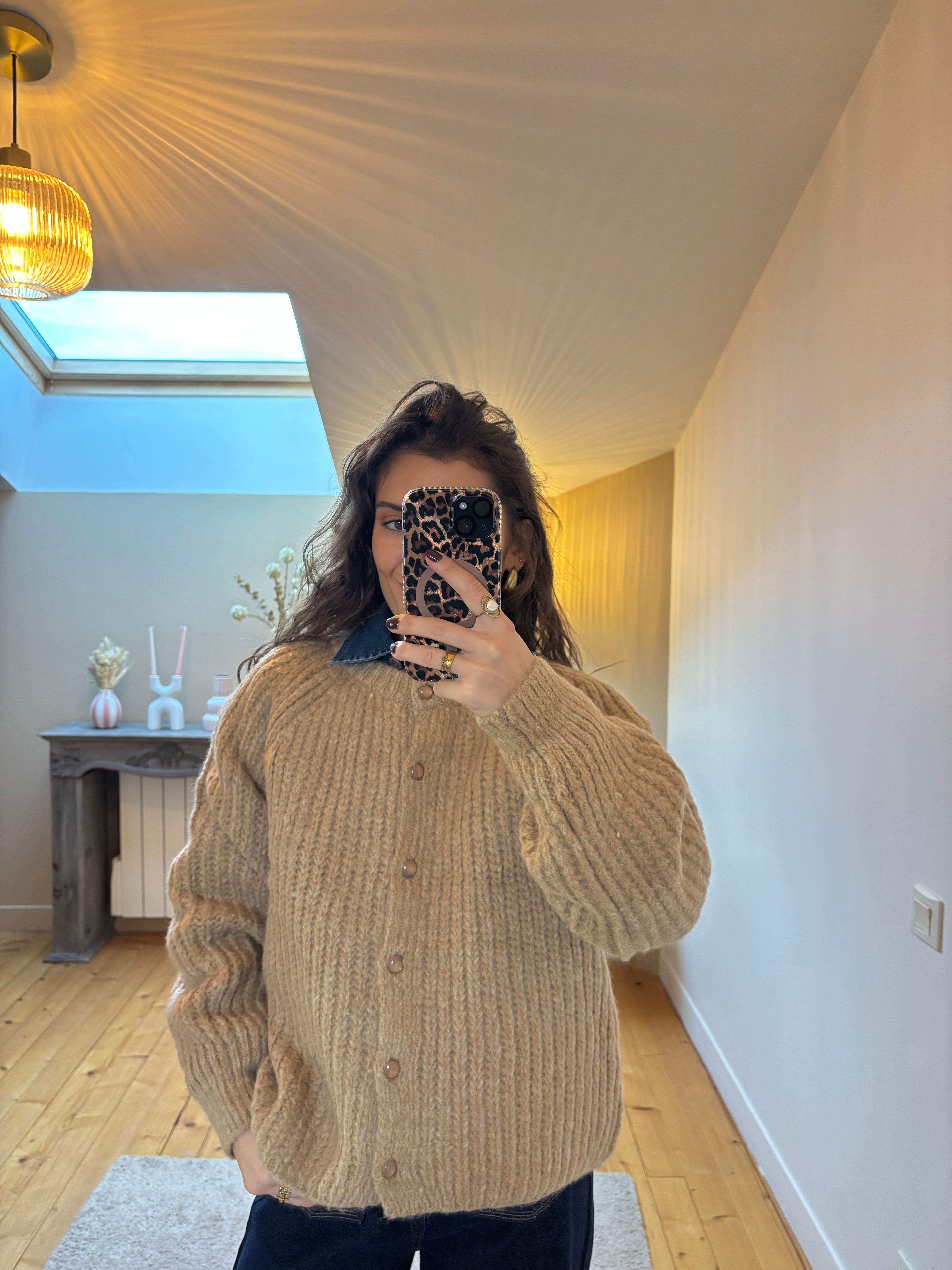 Cardigan Lola - Camel