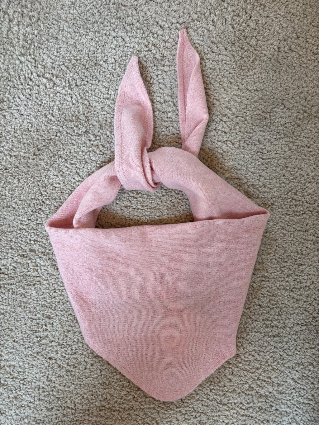 Foulard triangle Simon - Rose