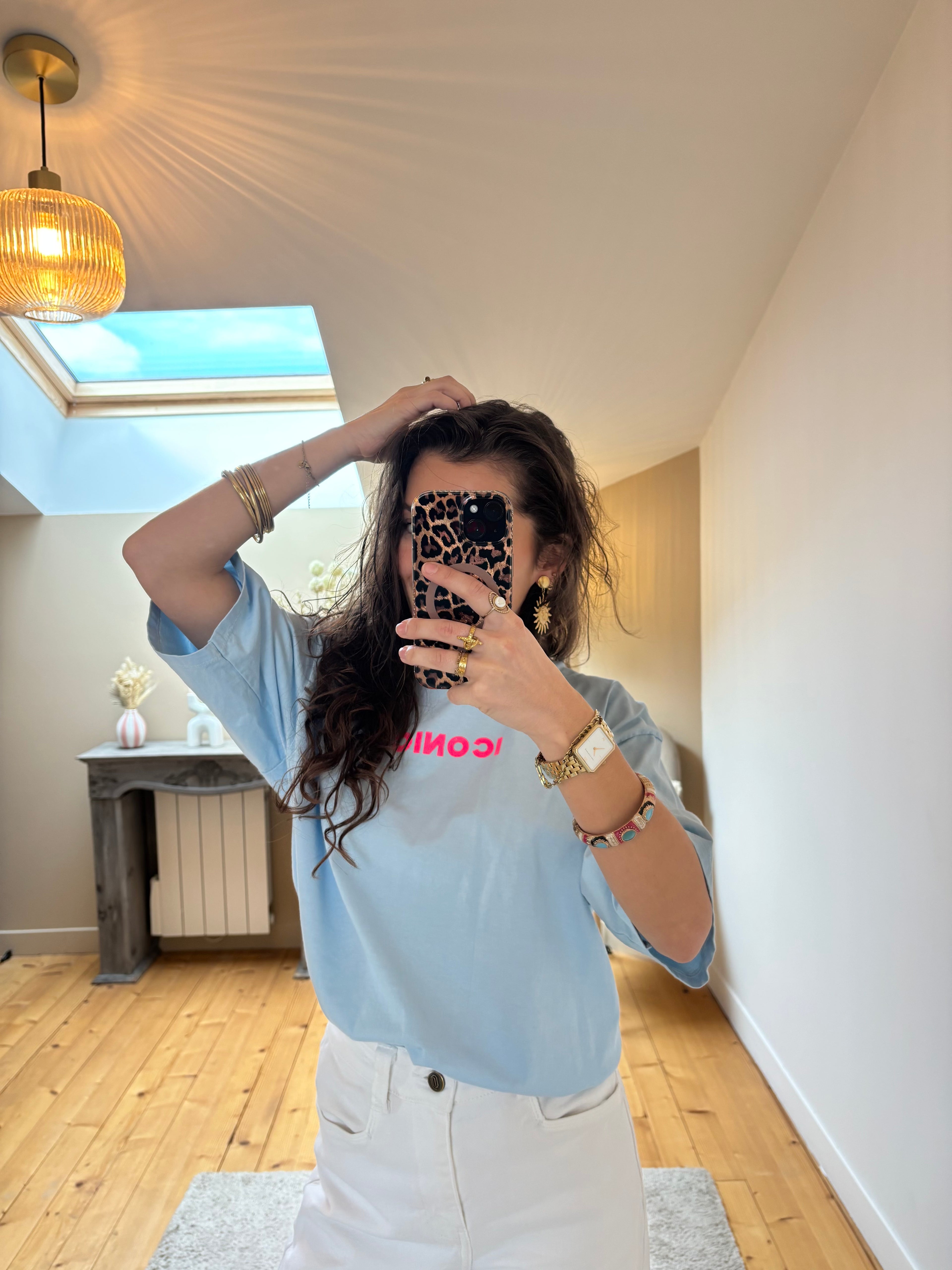 T-shirt Iconic - Ciel