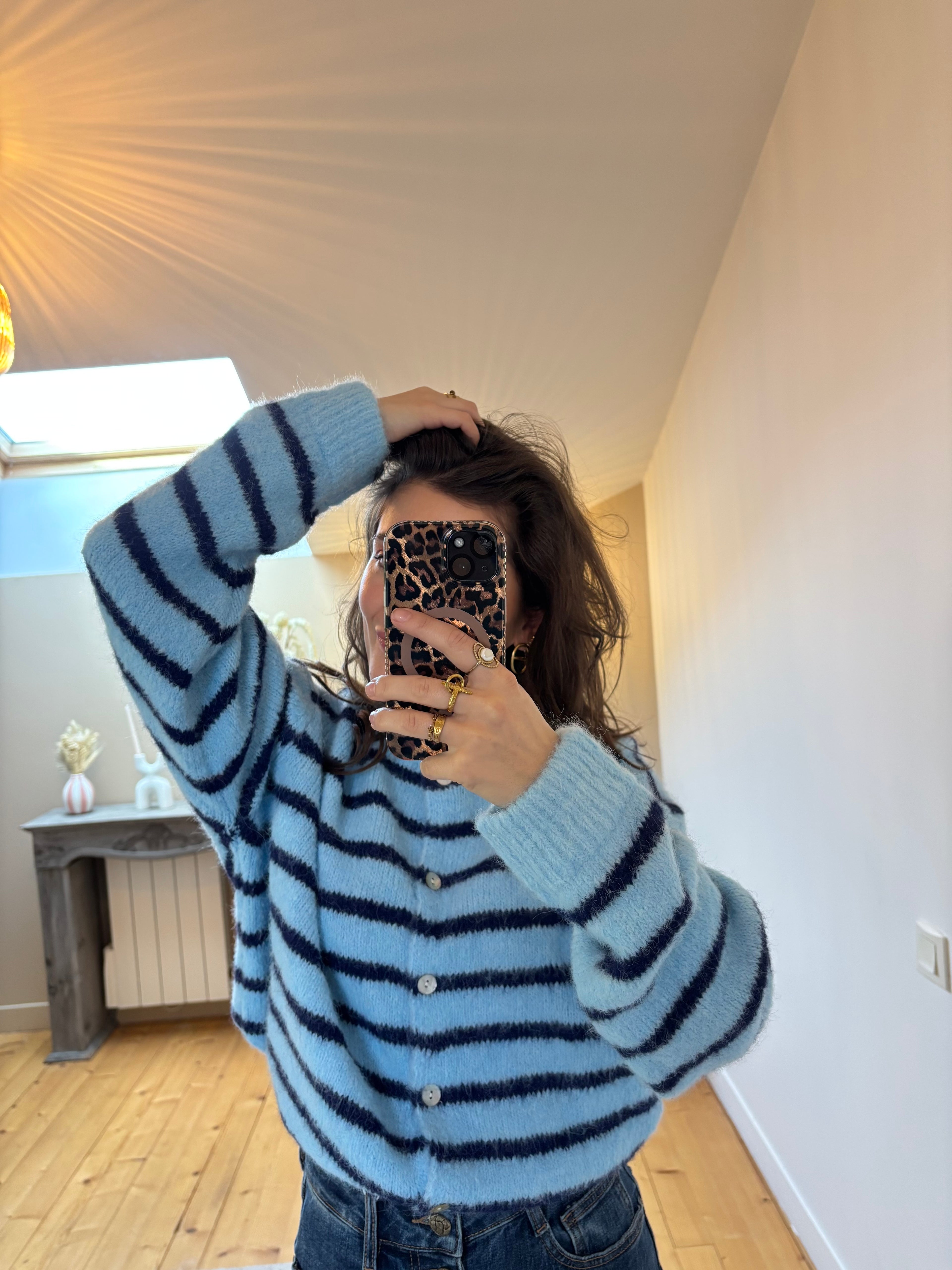 Cardigan Margaux - Bleu