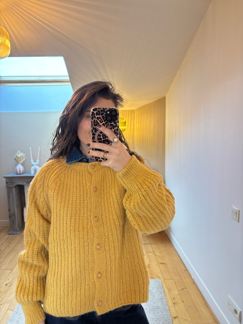 Cardigan Lola - Moutarde