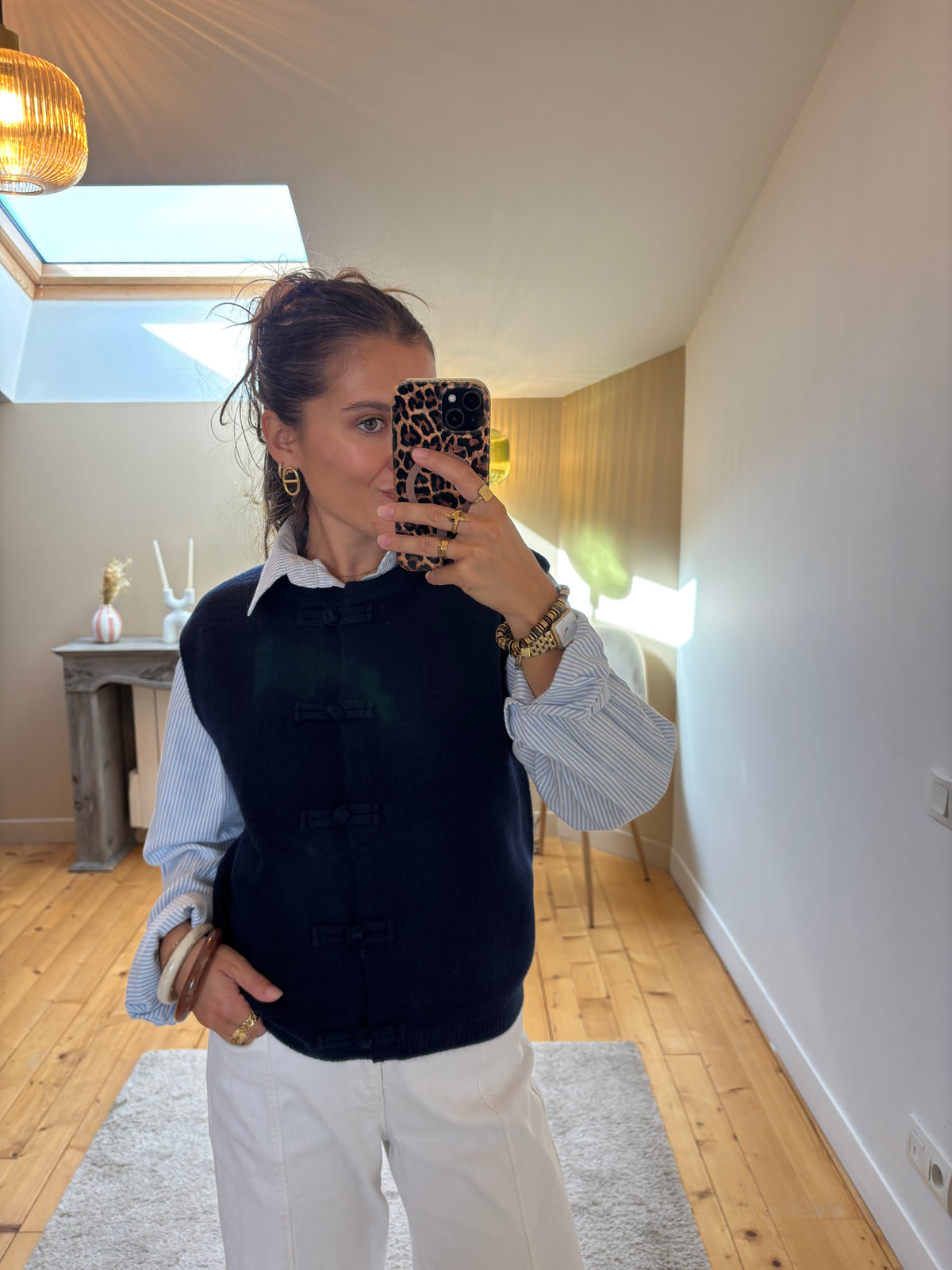 Gilet sans manches Alma - Marine