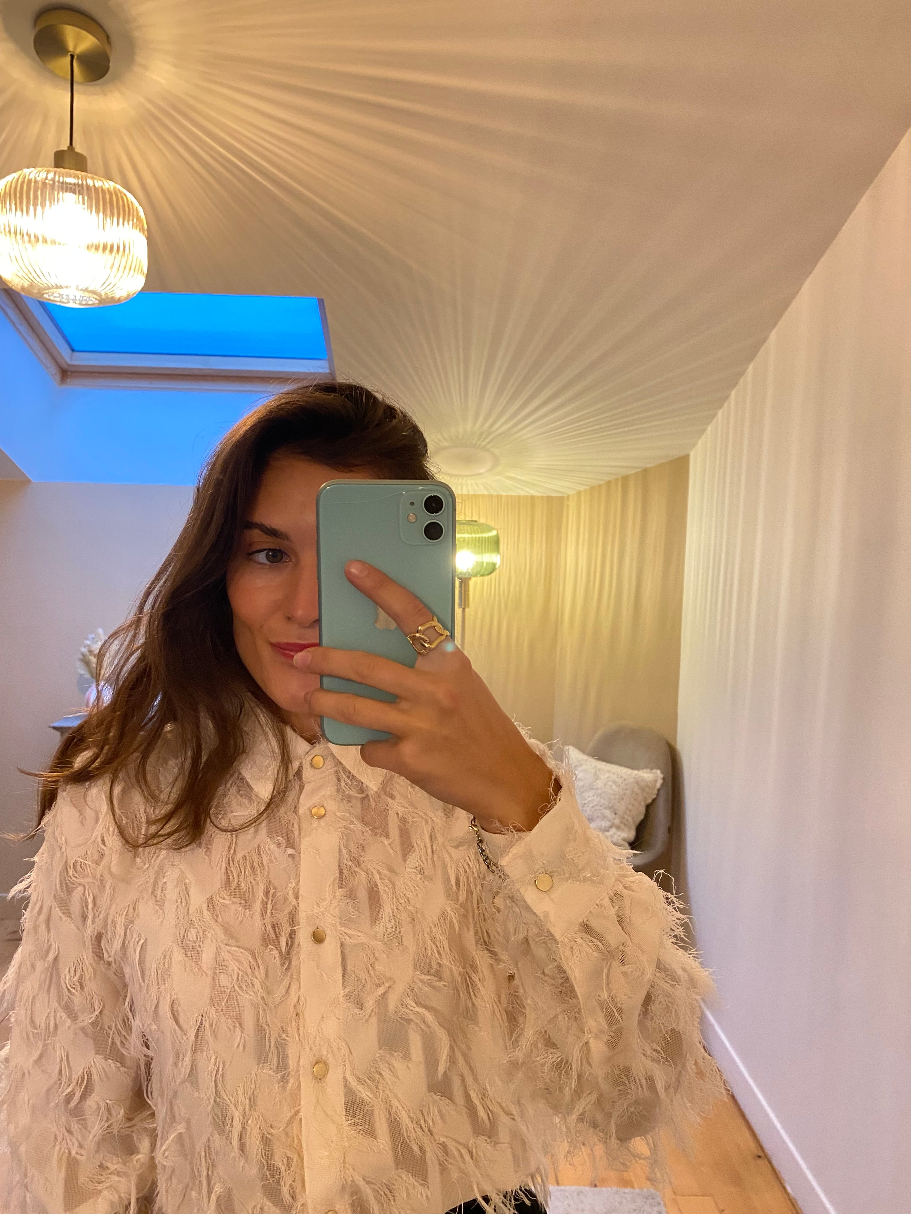 Chemisier Carmen - Blanc