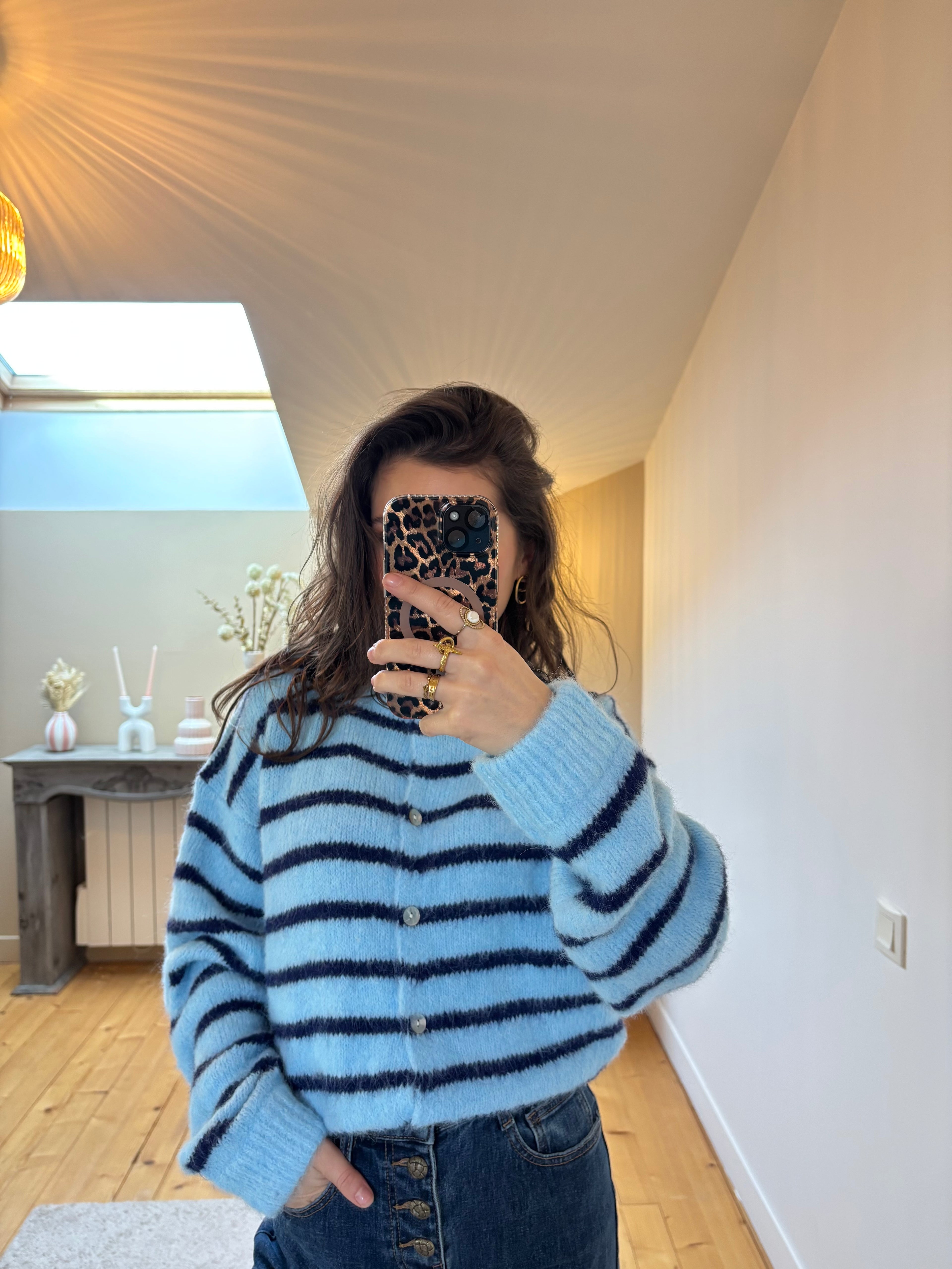 Cardigan Margaux - Bleu