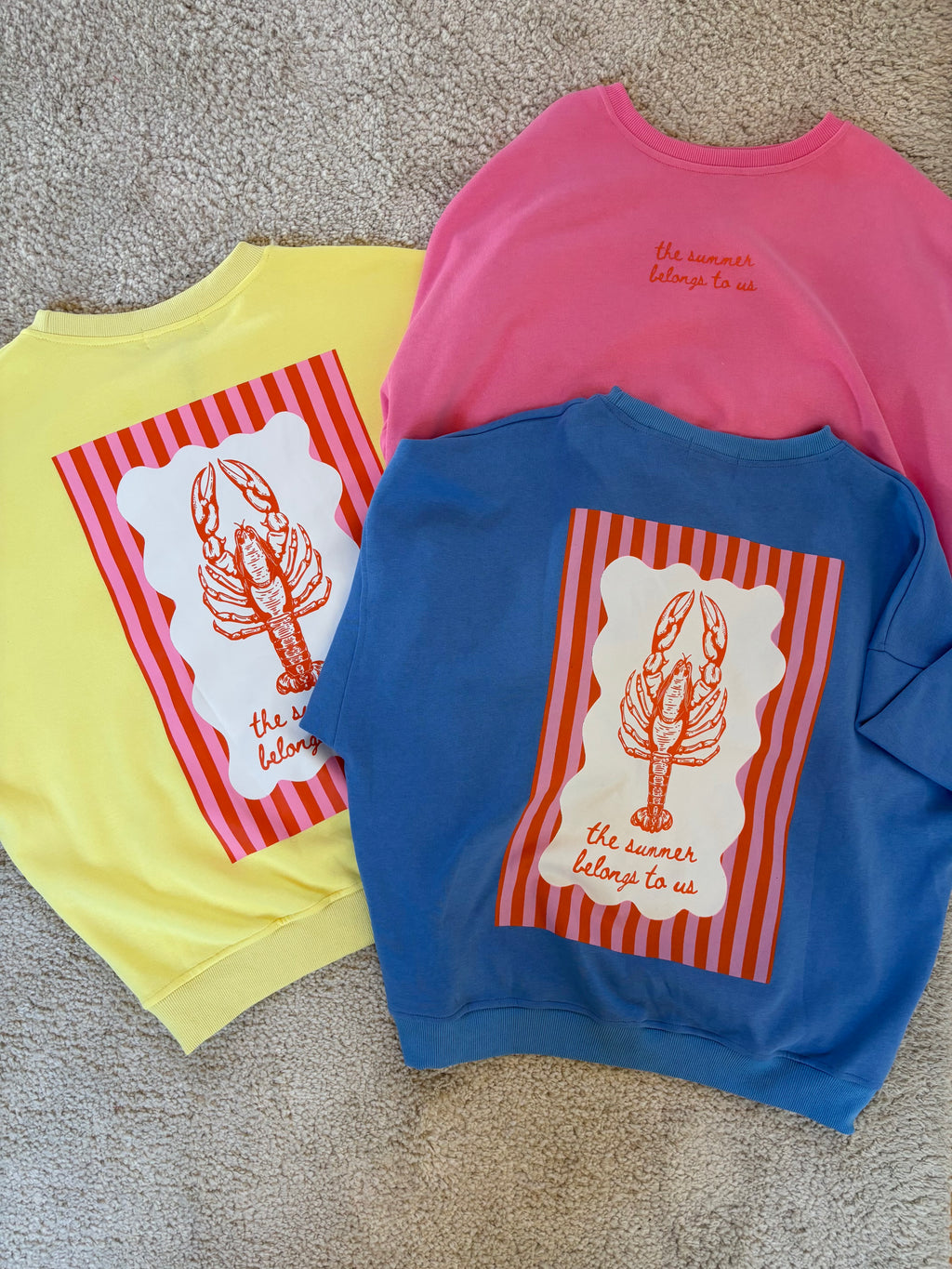 Sweat Homard - Rose