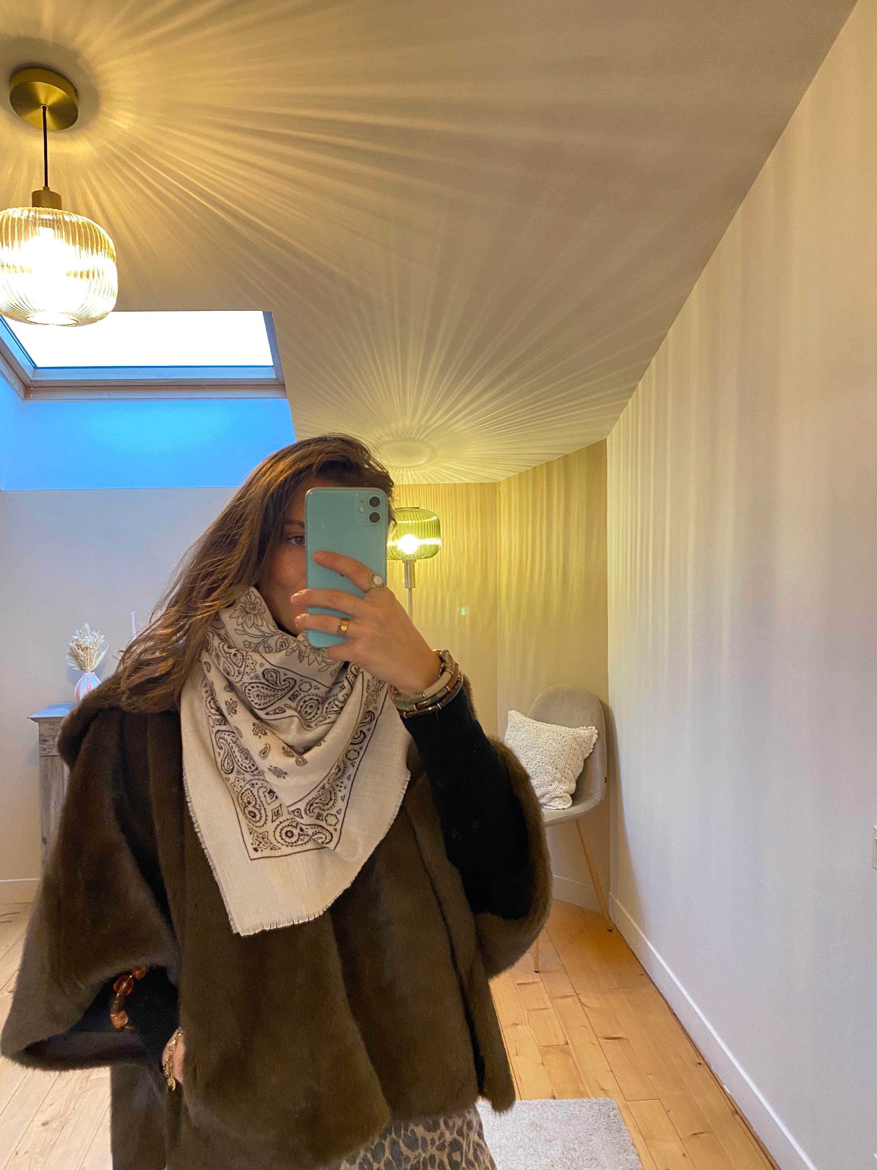 Foulard John - Écru