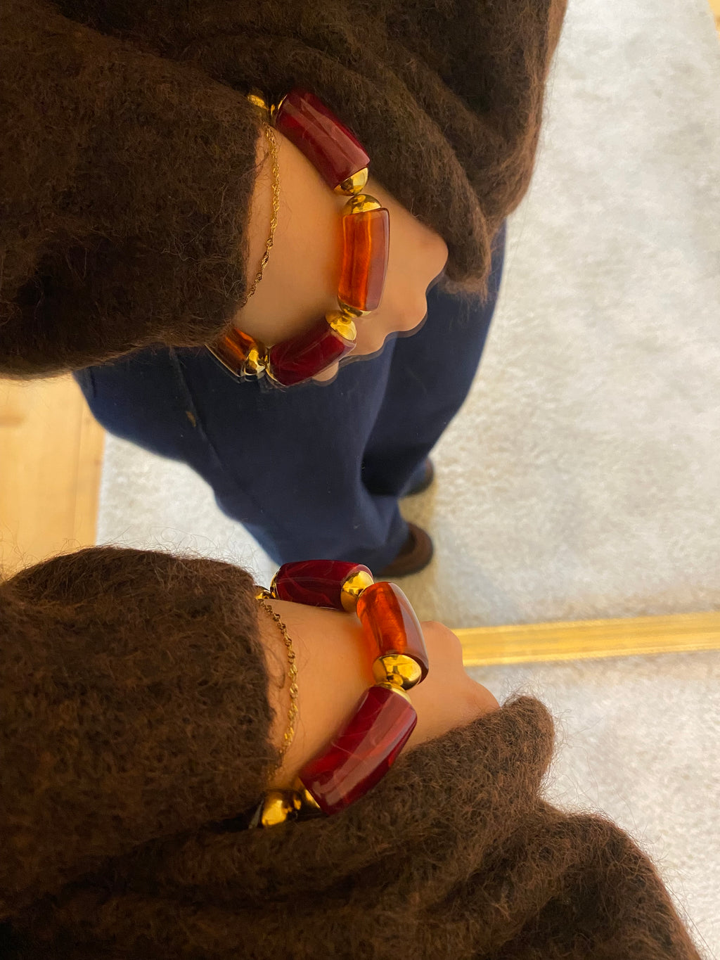 Bracelet Sophie - Rouge