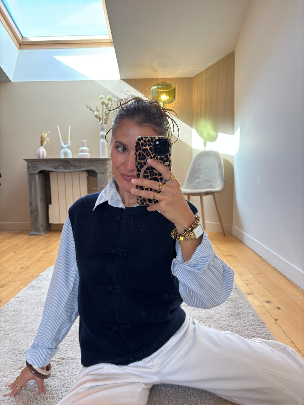 Gilet sans manches Alma - Marine