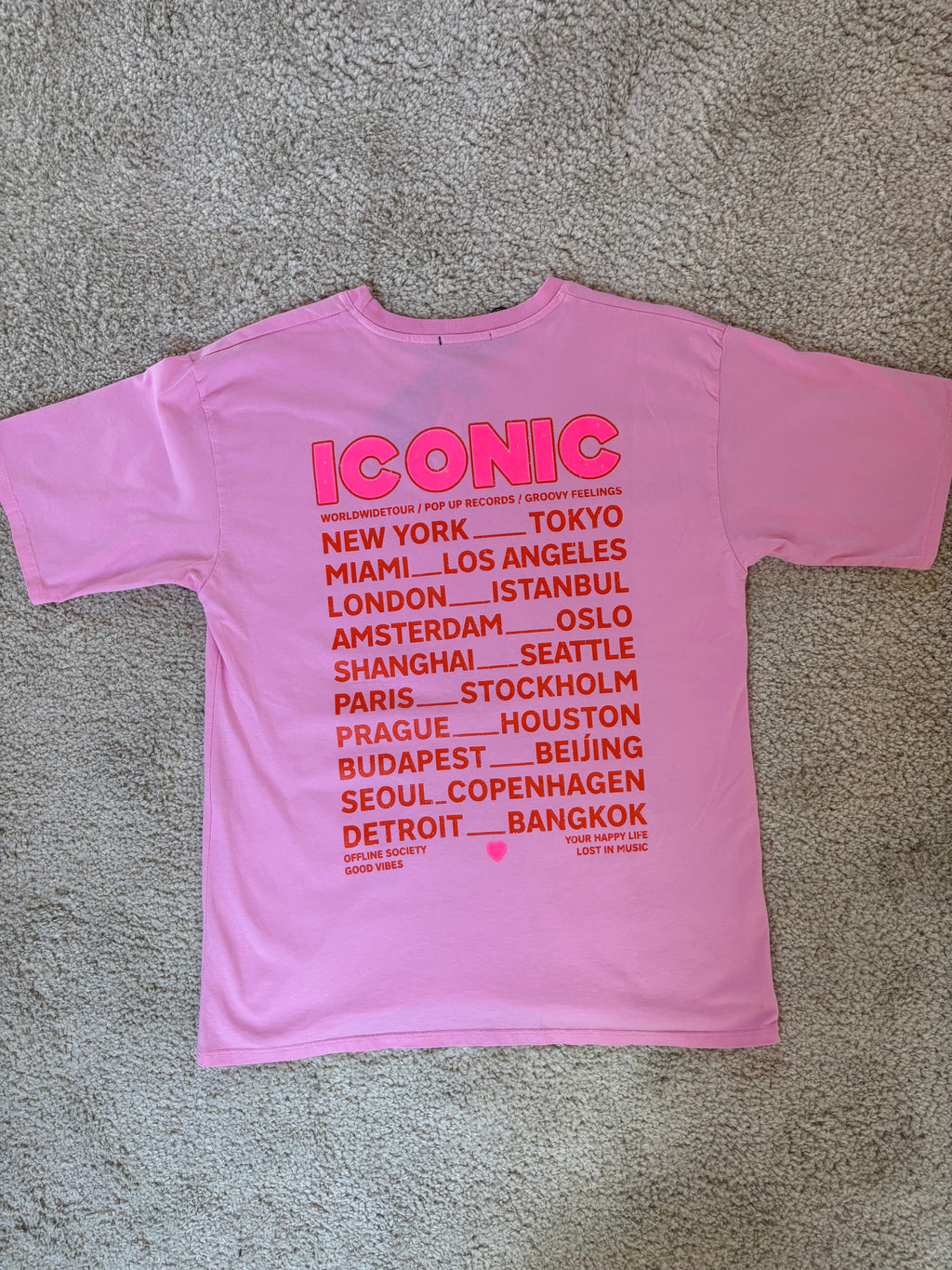 T-shirt Iconic - Rose