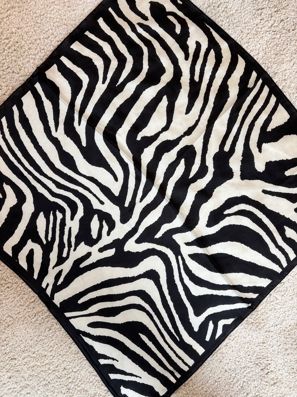 Carré de luxe Zaza - Noir