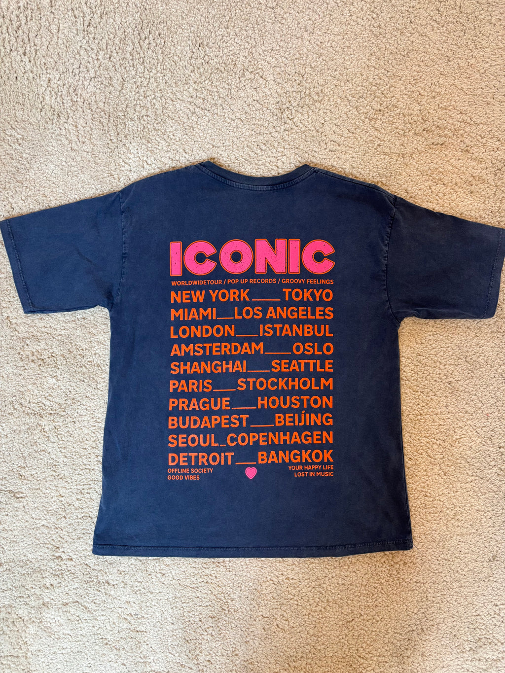 T-shirt Iconic - Marine