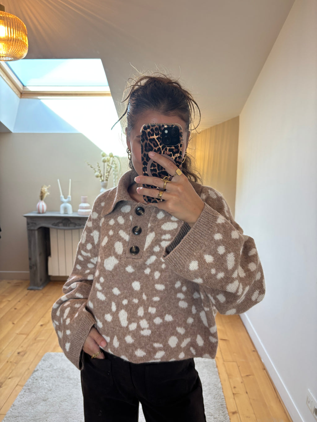 Pull Moka - Taupe