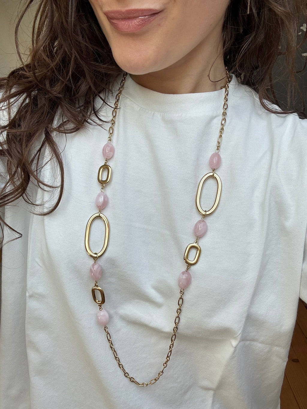 Collier Cressida - Rose