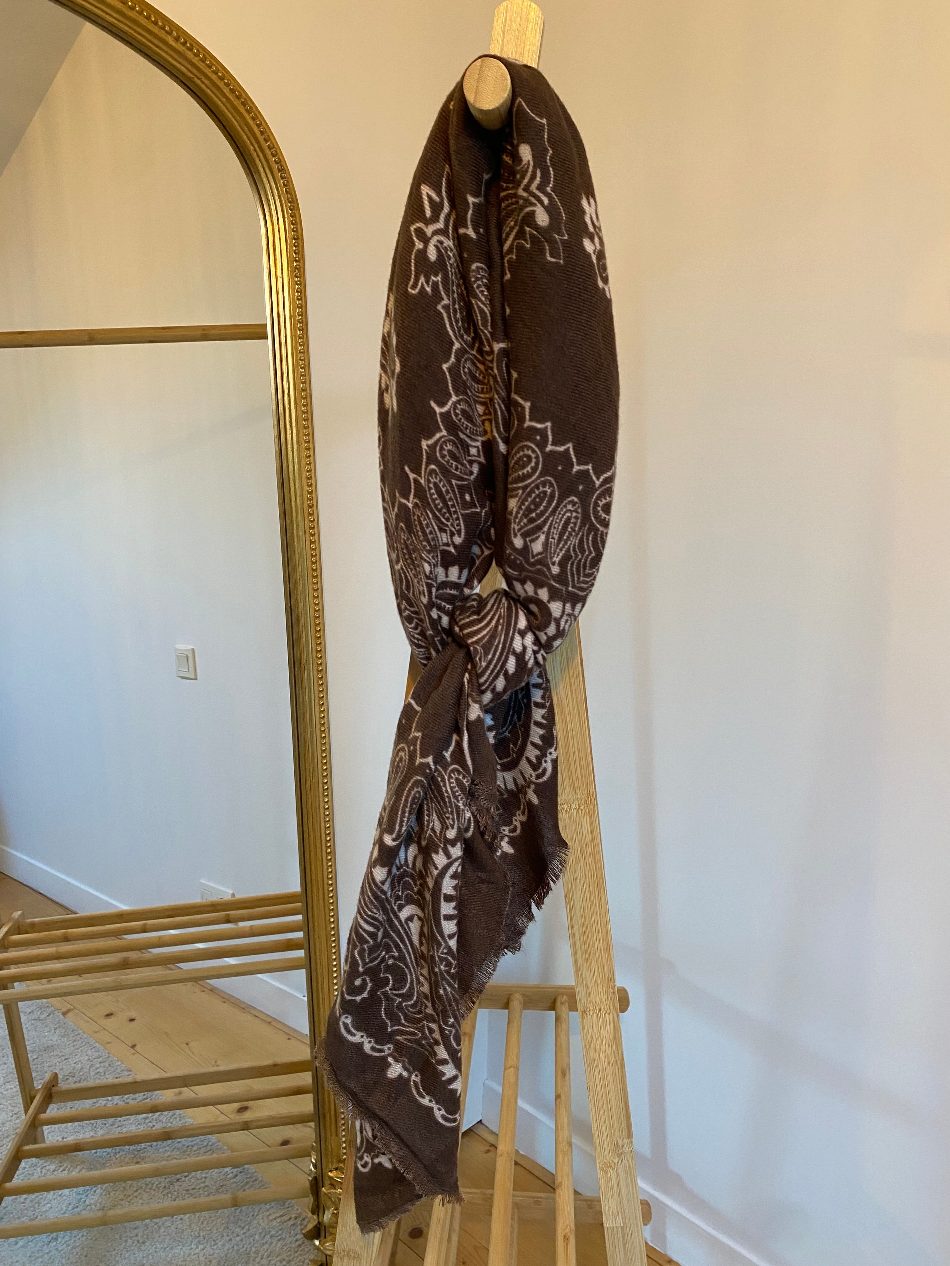 Foulard Jake - Chocolat