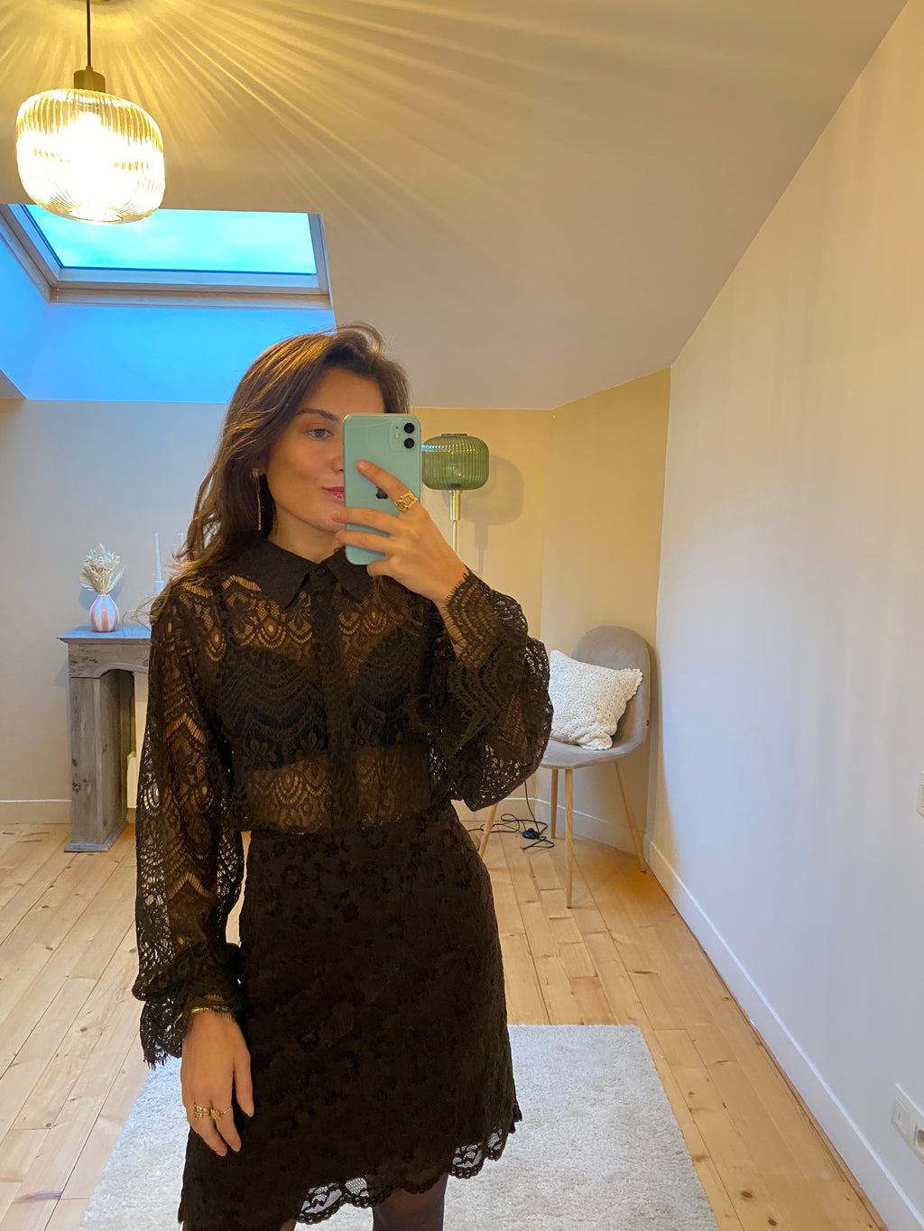 Jupe Sixtine - Chocolat