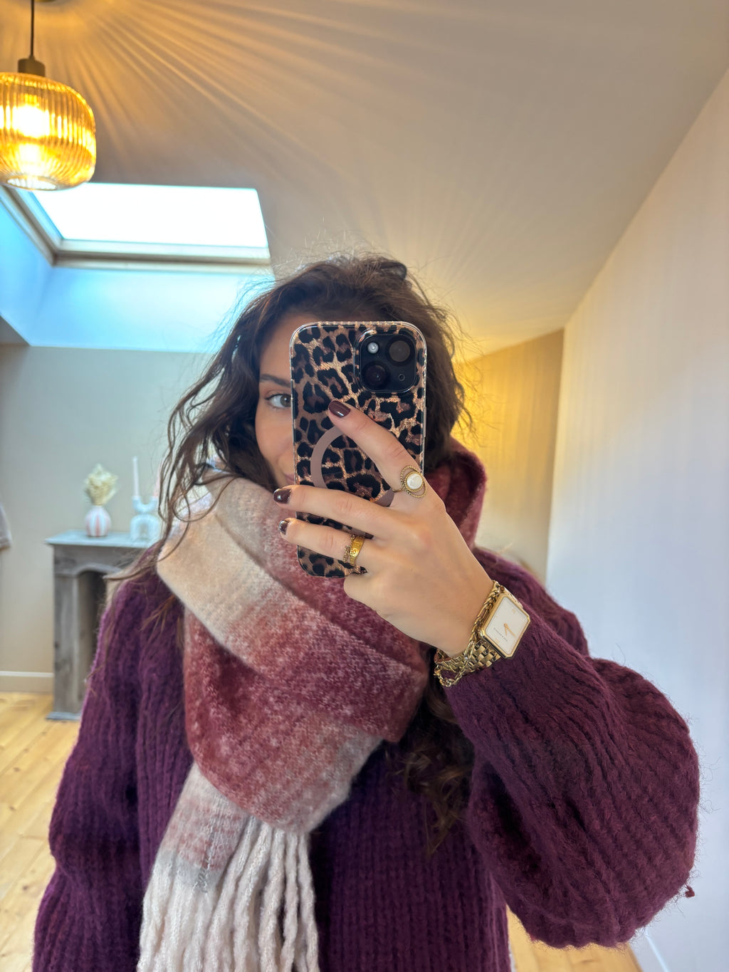 Écharpe Elsa - Bordeaux