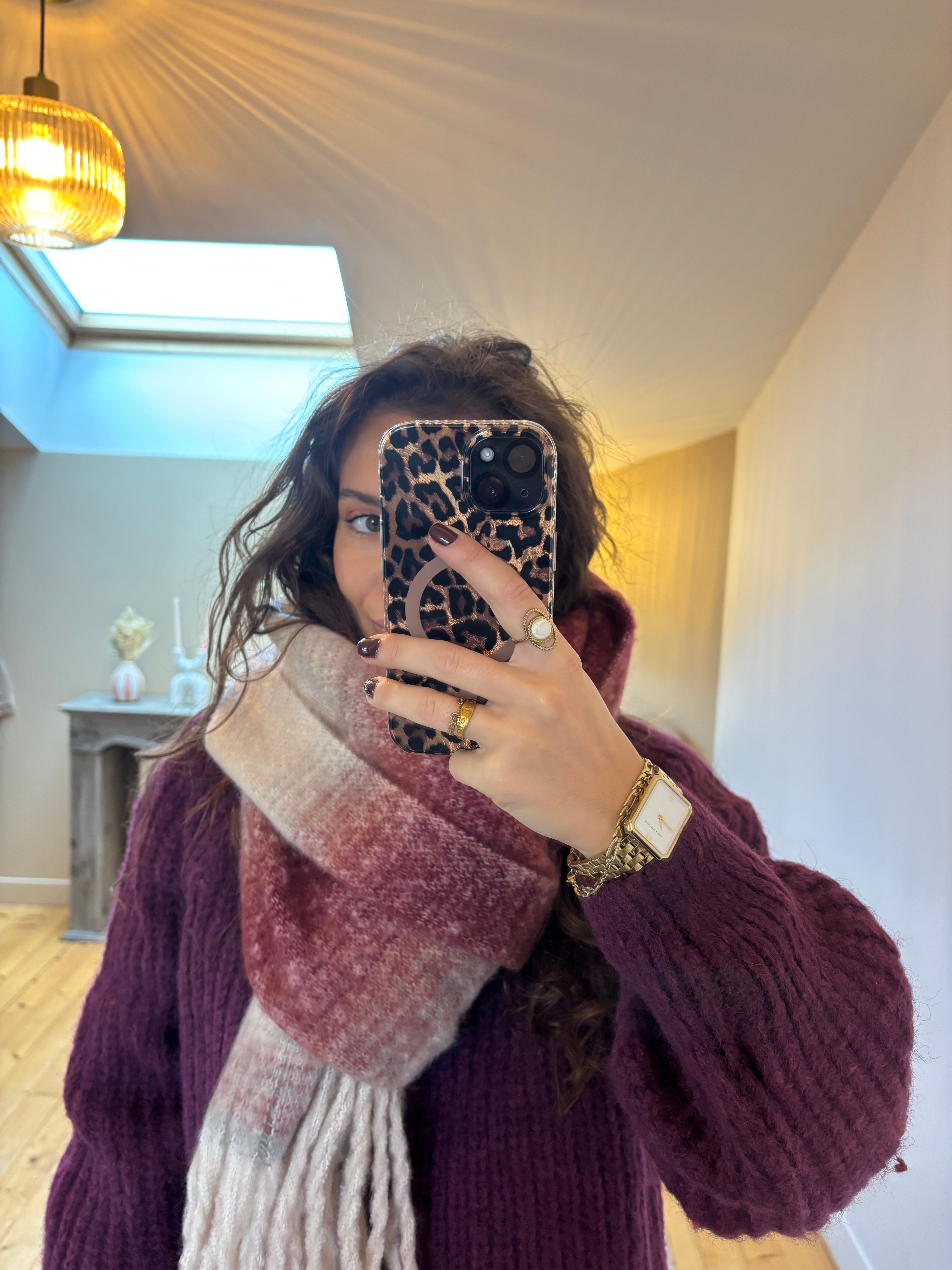 Écharpe Elsa - Bordeaux