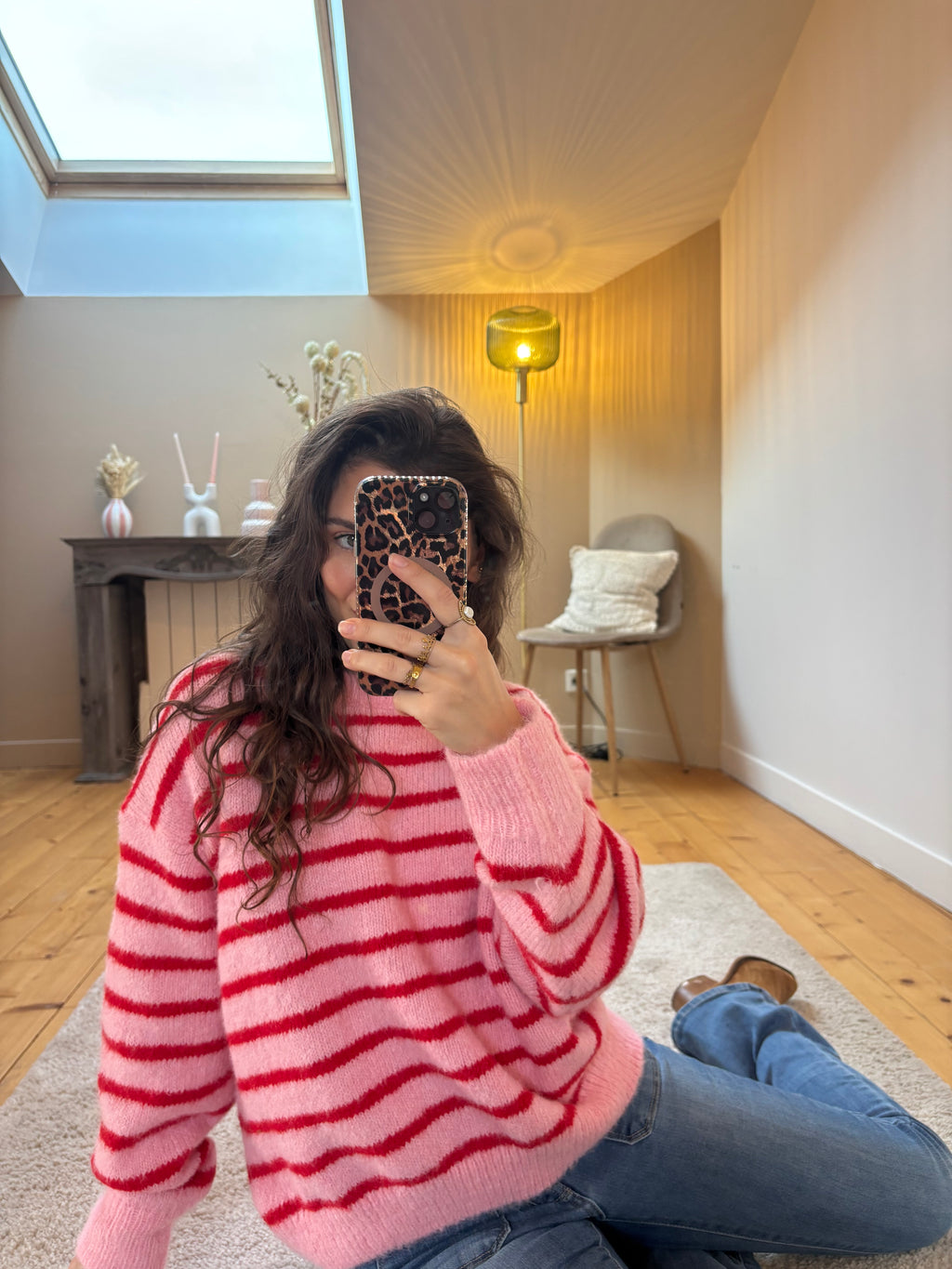 Pull Marine - Rouge