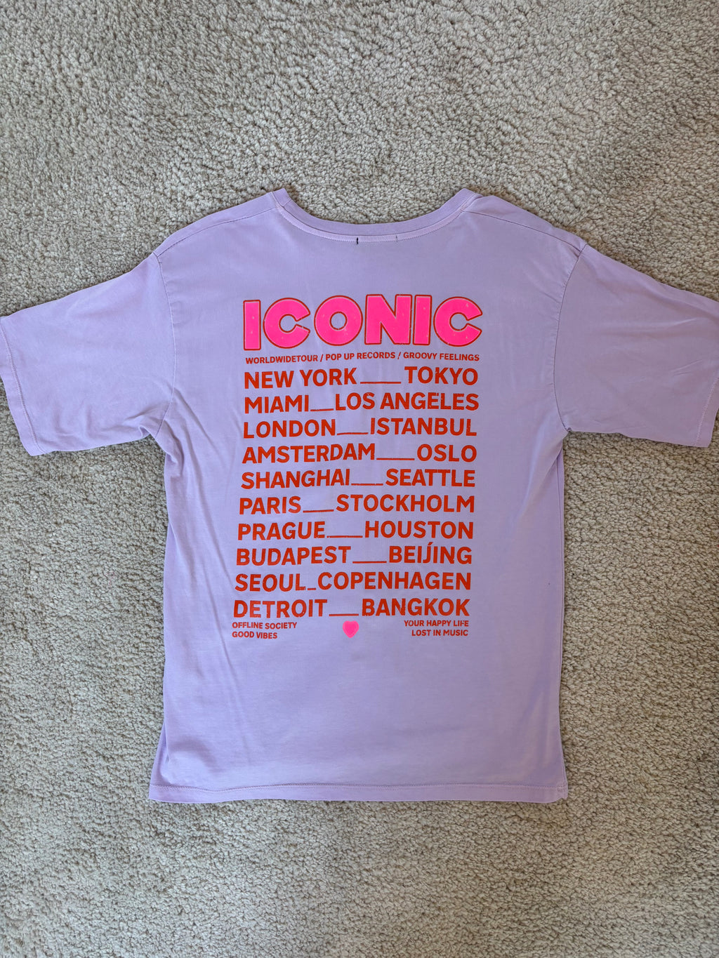 T-shirt Iconic - Lila