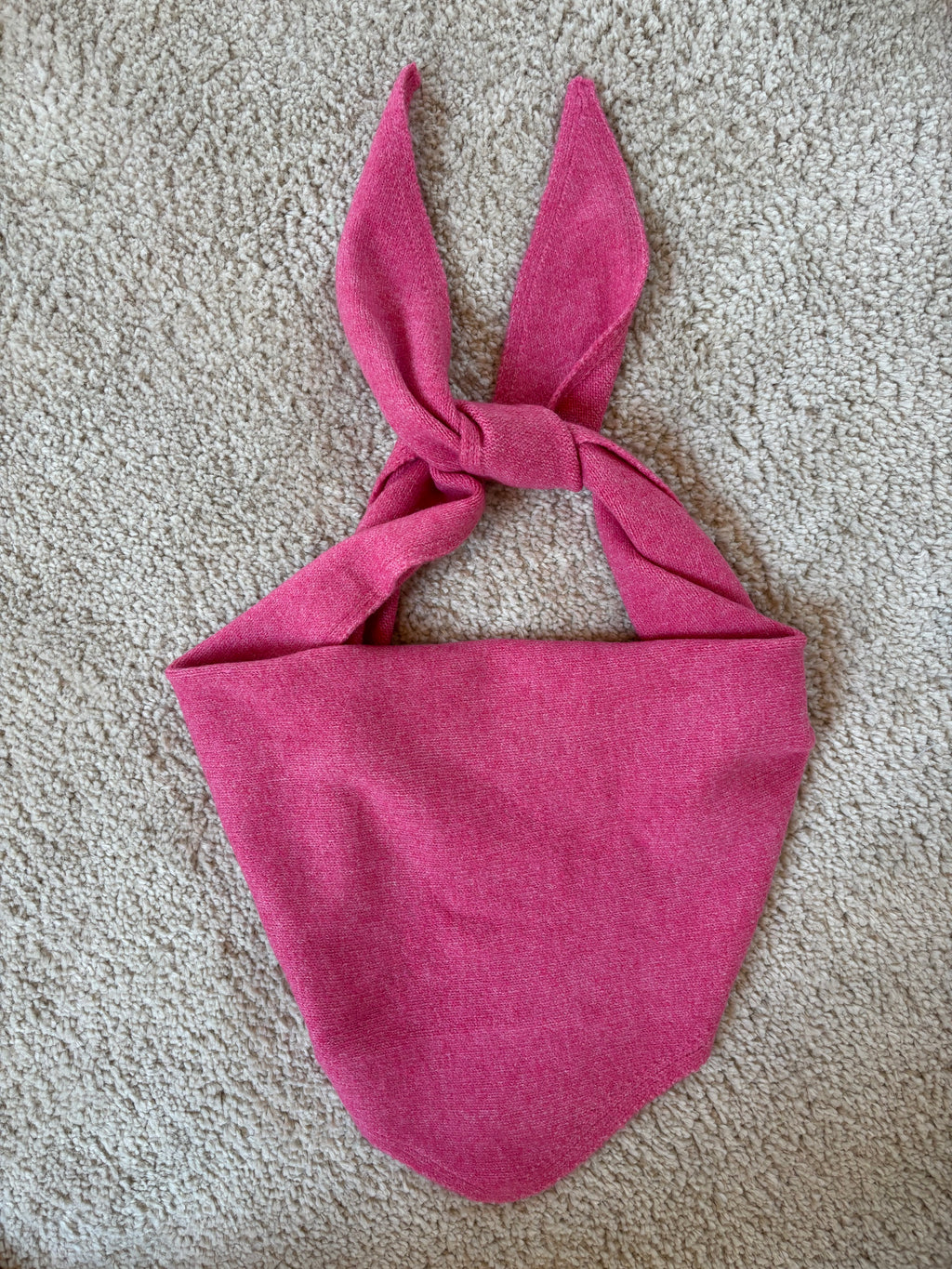 Foulard triangle Simon - Fushia