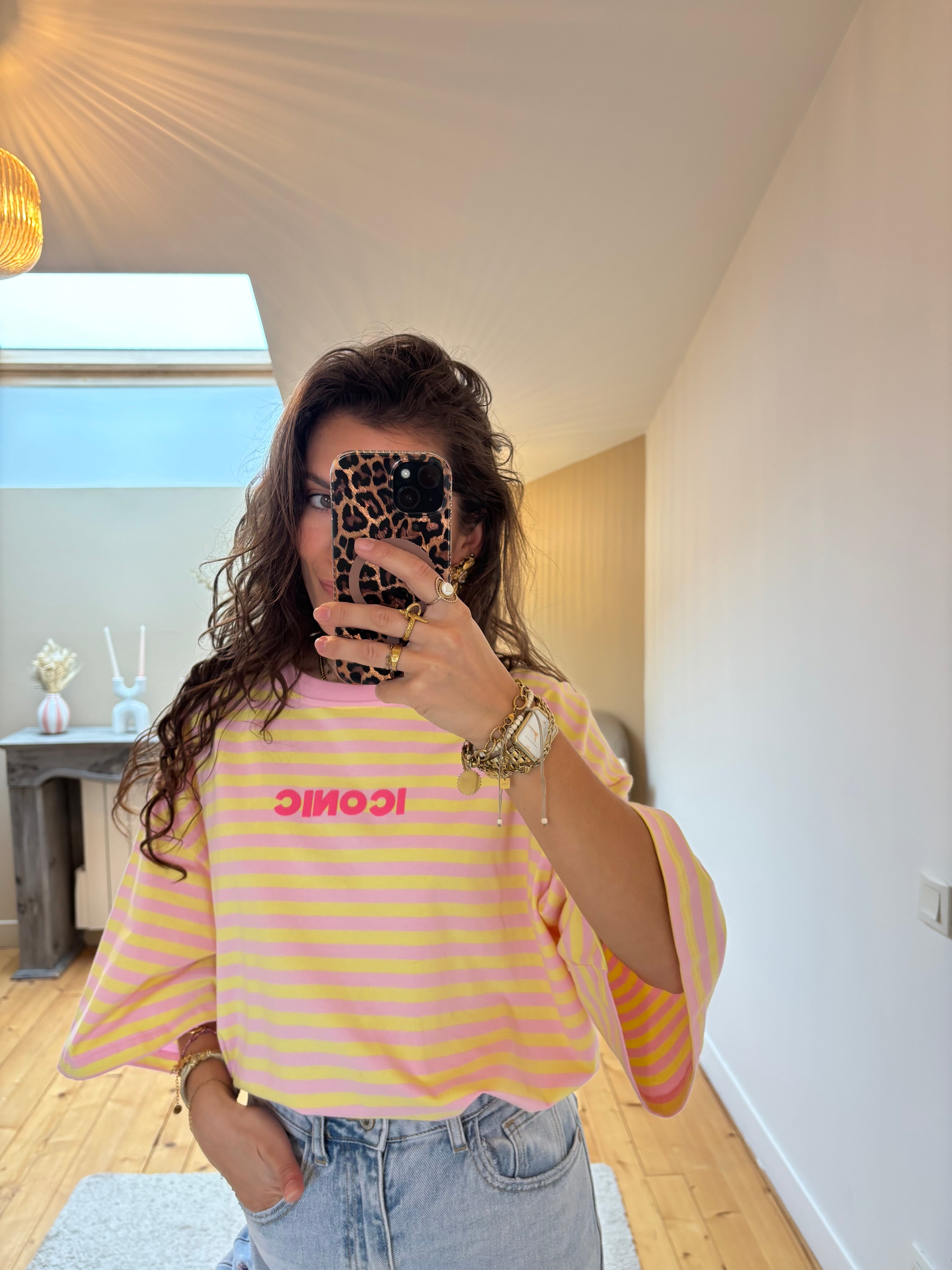 T-shirt Iconic - Rayé