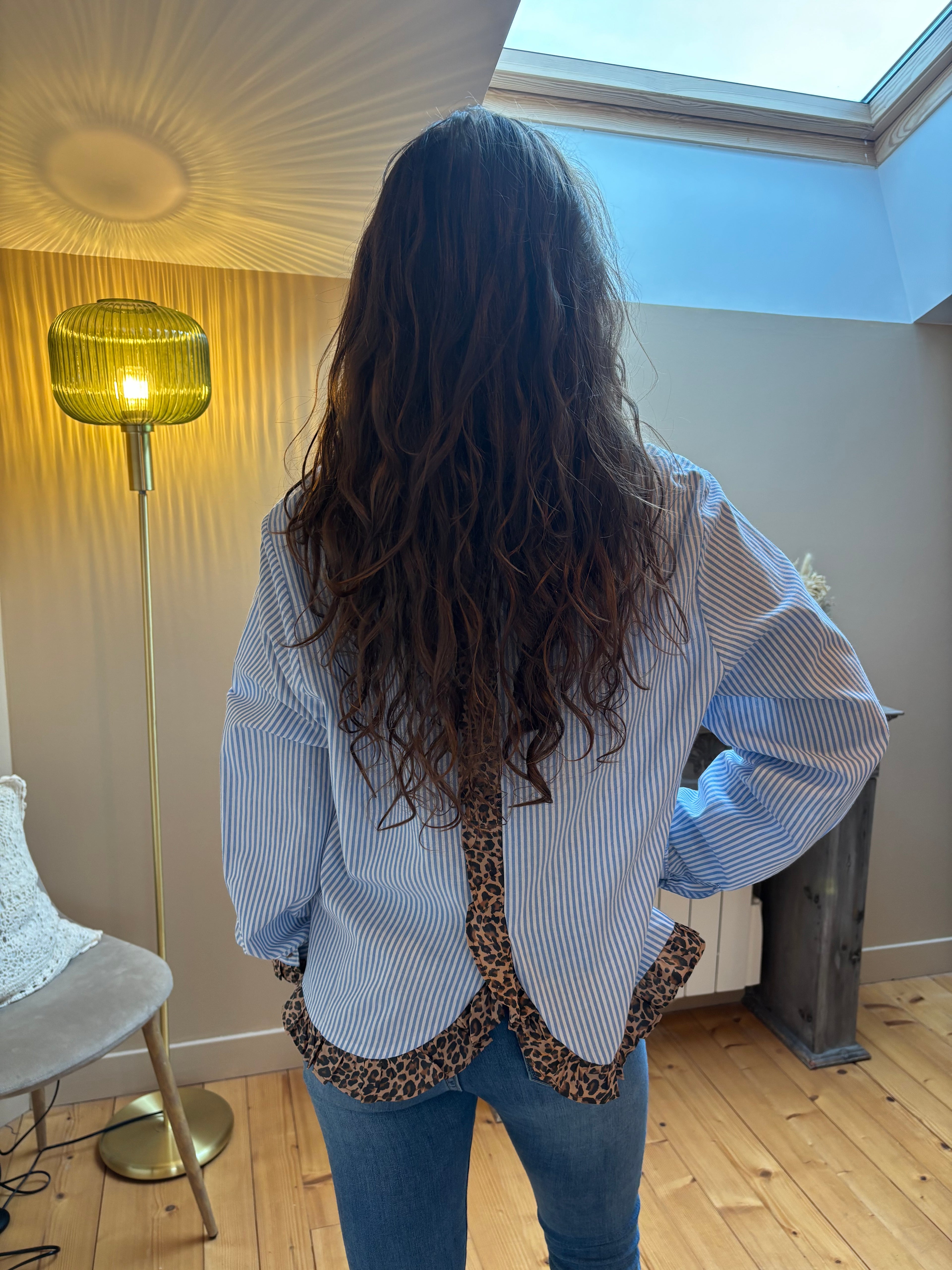 Chemise Léa - Bleu ciel