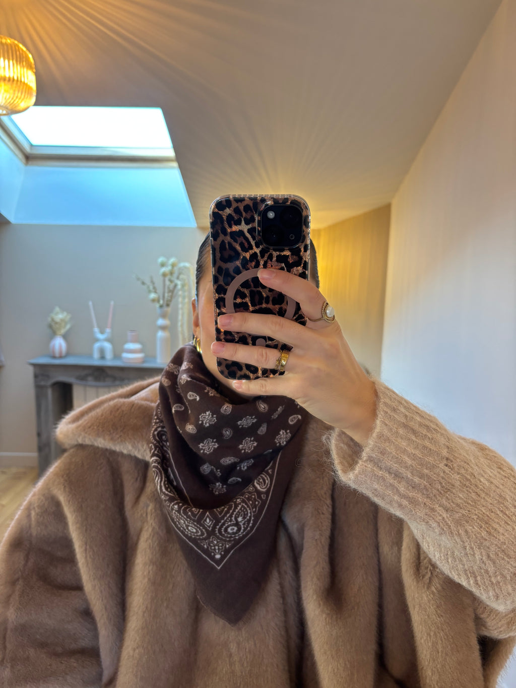 Foulard Jiji - Chocolat