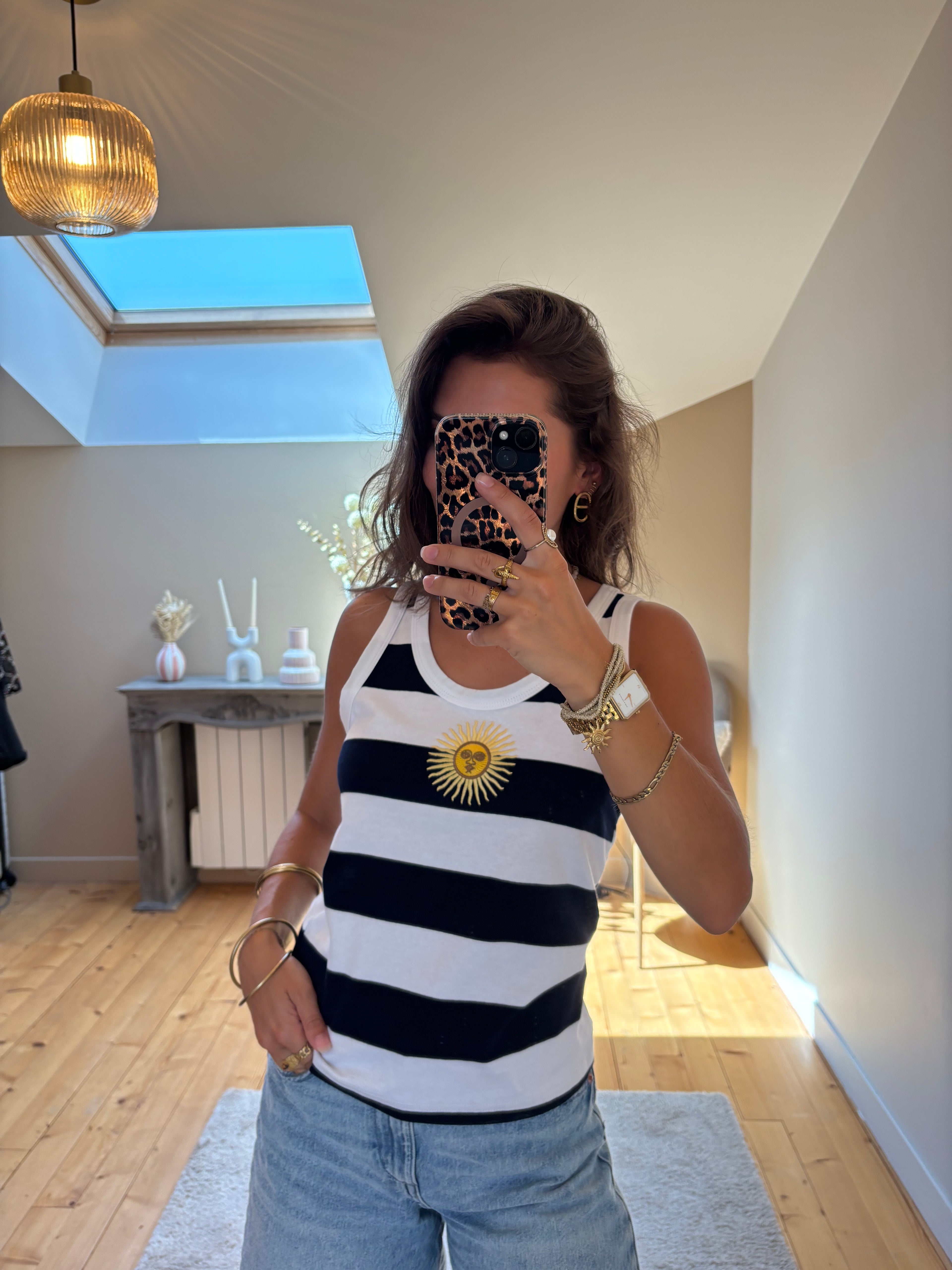 Top Santorin - Bleu