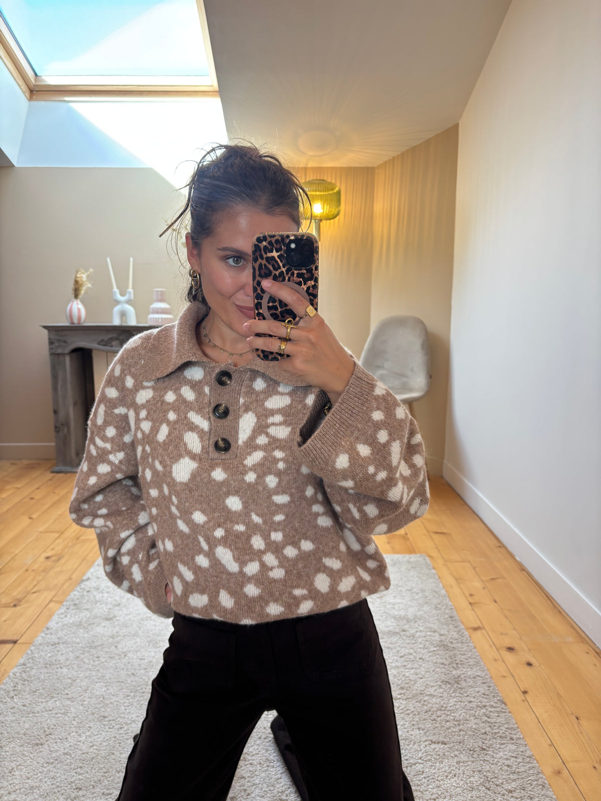 Pull Moka - Taupe