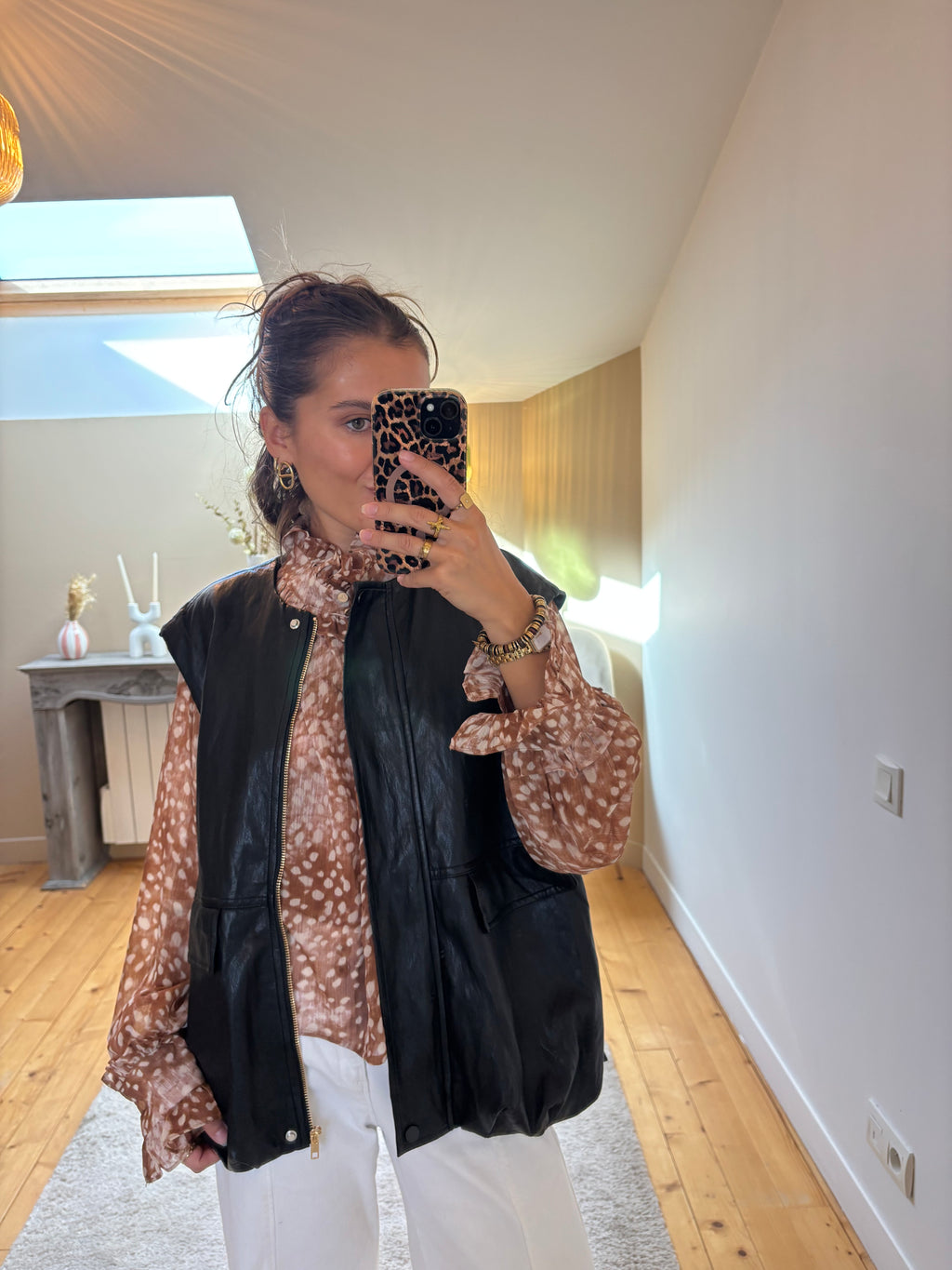 Gilet sans manches Milo - Noir
