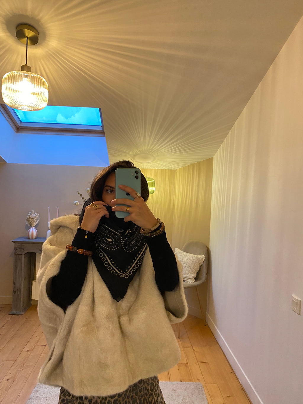 Foulard James - Noir